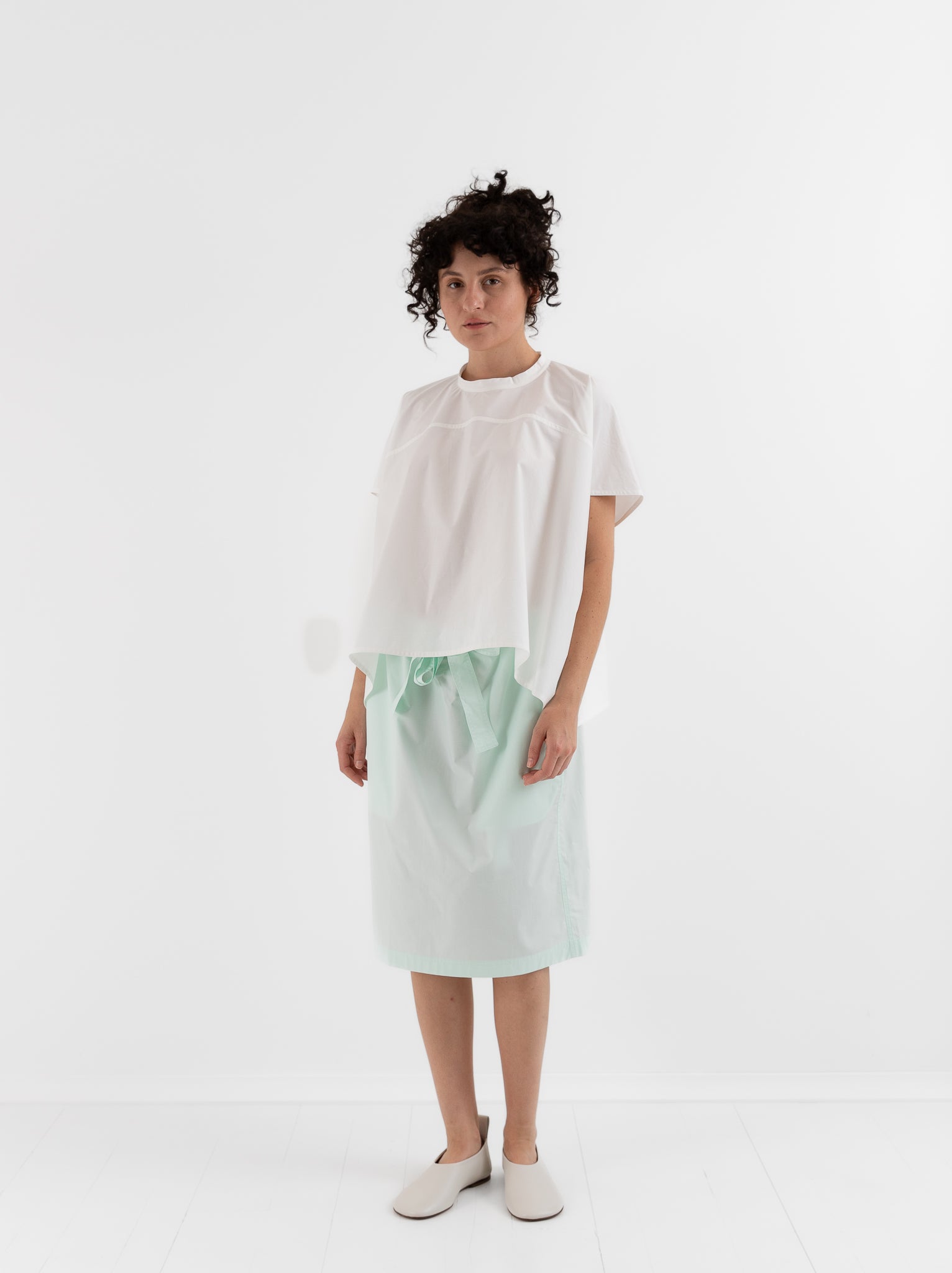 Sofie D'Hoore Spot Skirt in Mint - SOFIE D'HOORE at Worthwhile - shop SKIRT