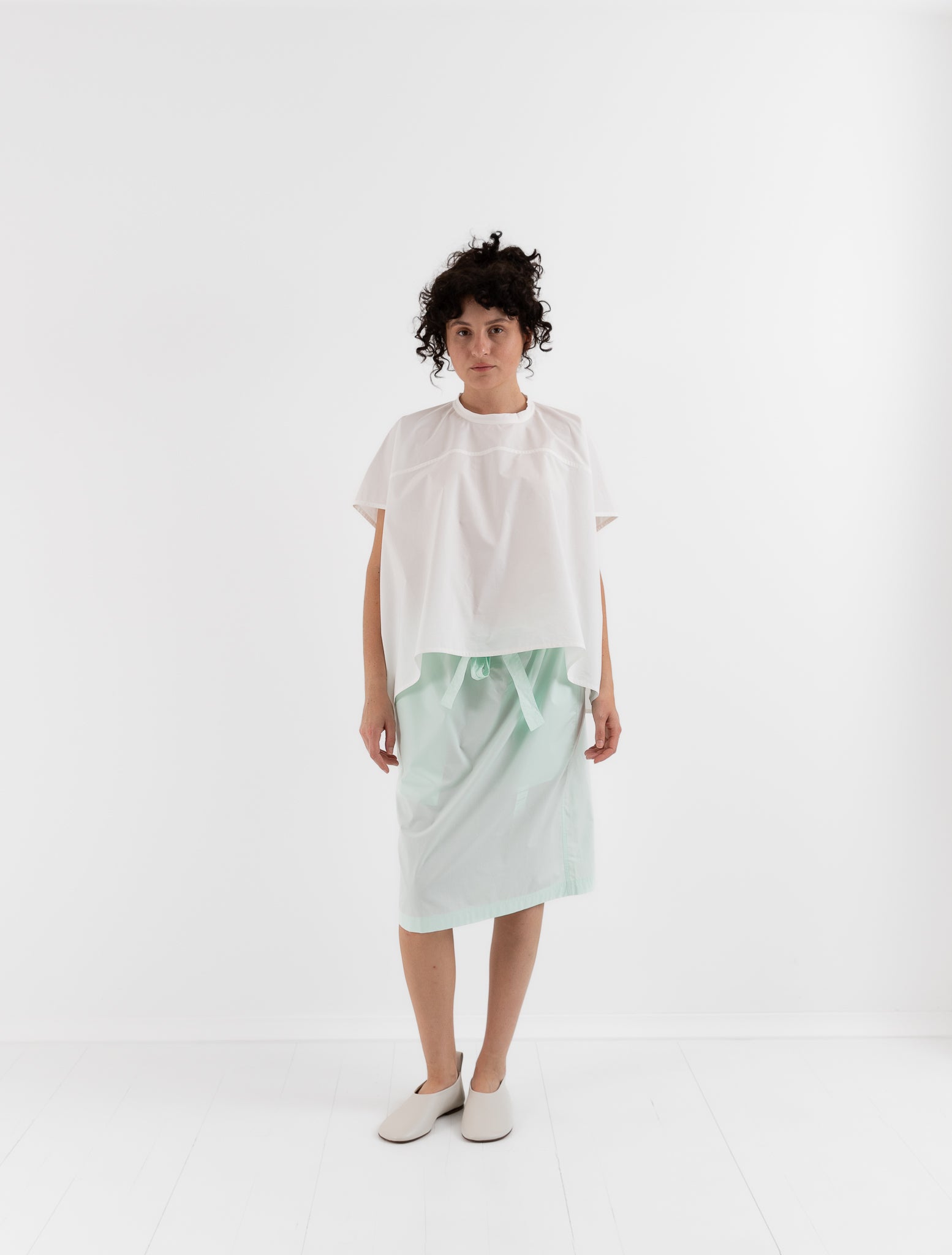 Sofie D'Hoore Spot Skirt in Mint - SOFIE D'HOORE at Worthwhile - shop SKIRT