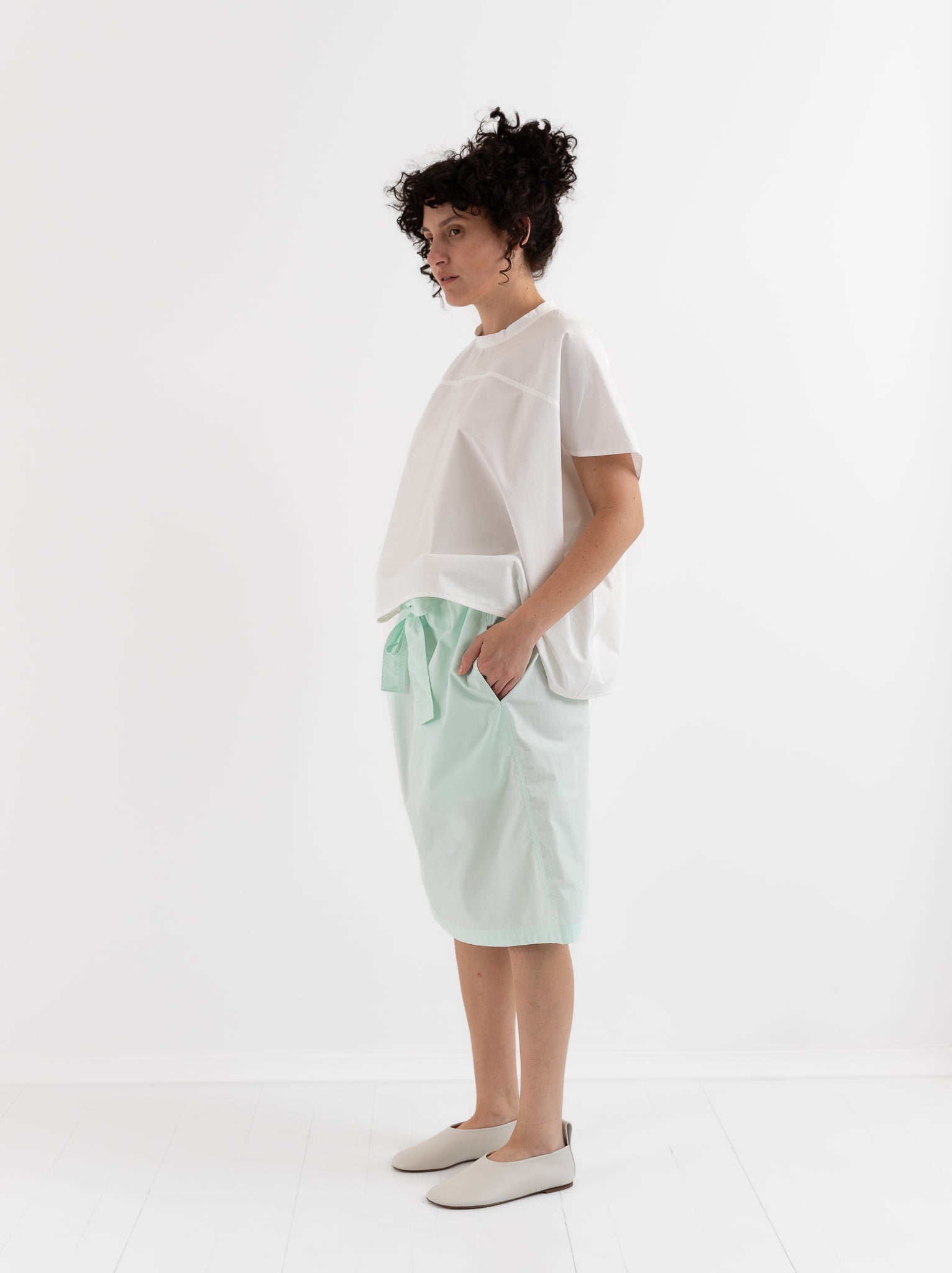 Sofie D'Hoore Spot Skirt in Mint - SOFIE D'HOORE at Worthwhile - shop SKIRT