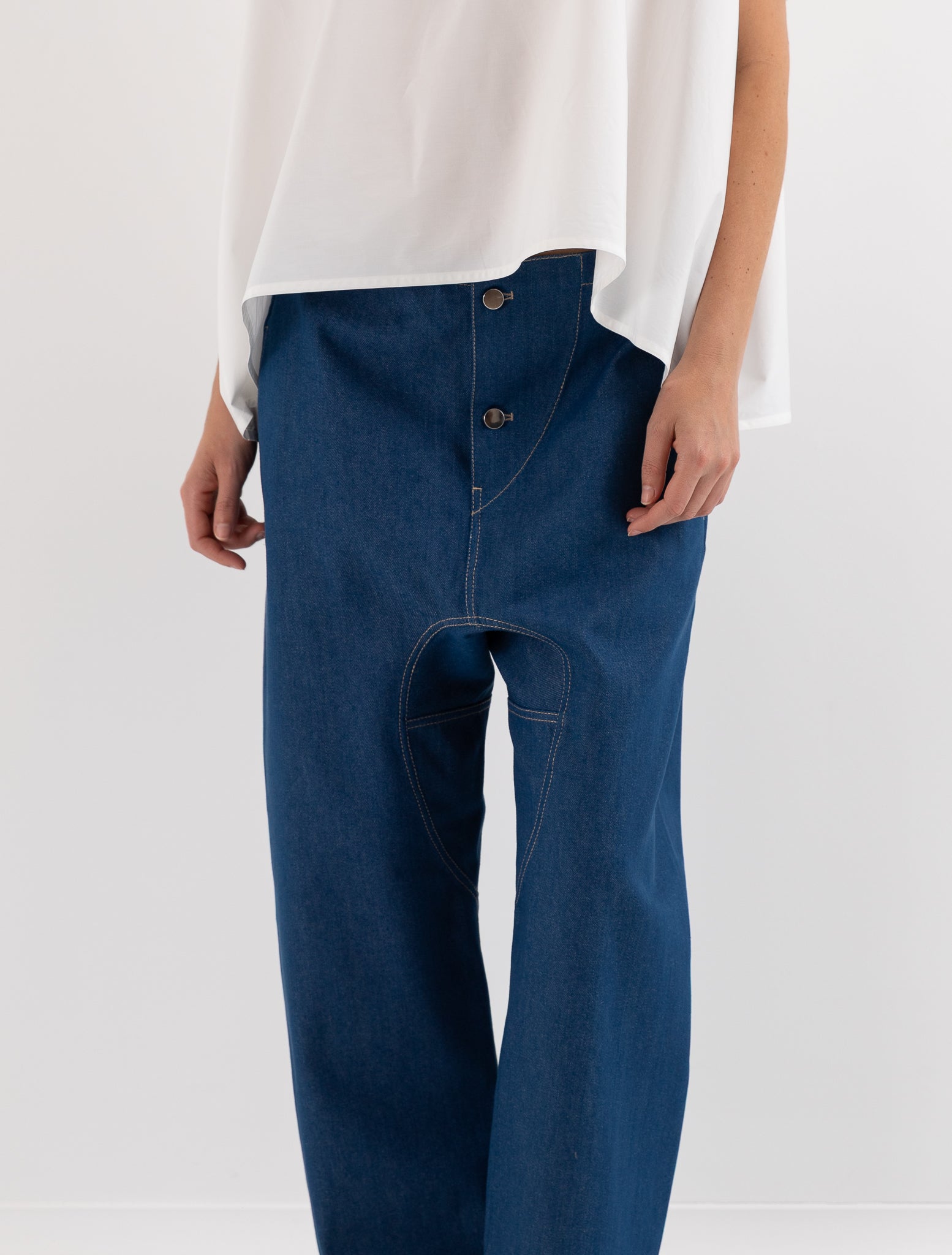 Sofie D'Hoore Pheon Jeans in Lapis - SOFIE D'HOORE at Worthwhile - shop PANT