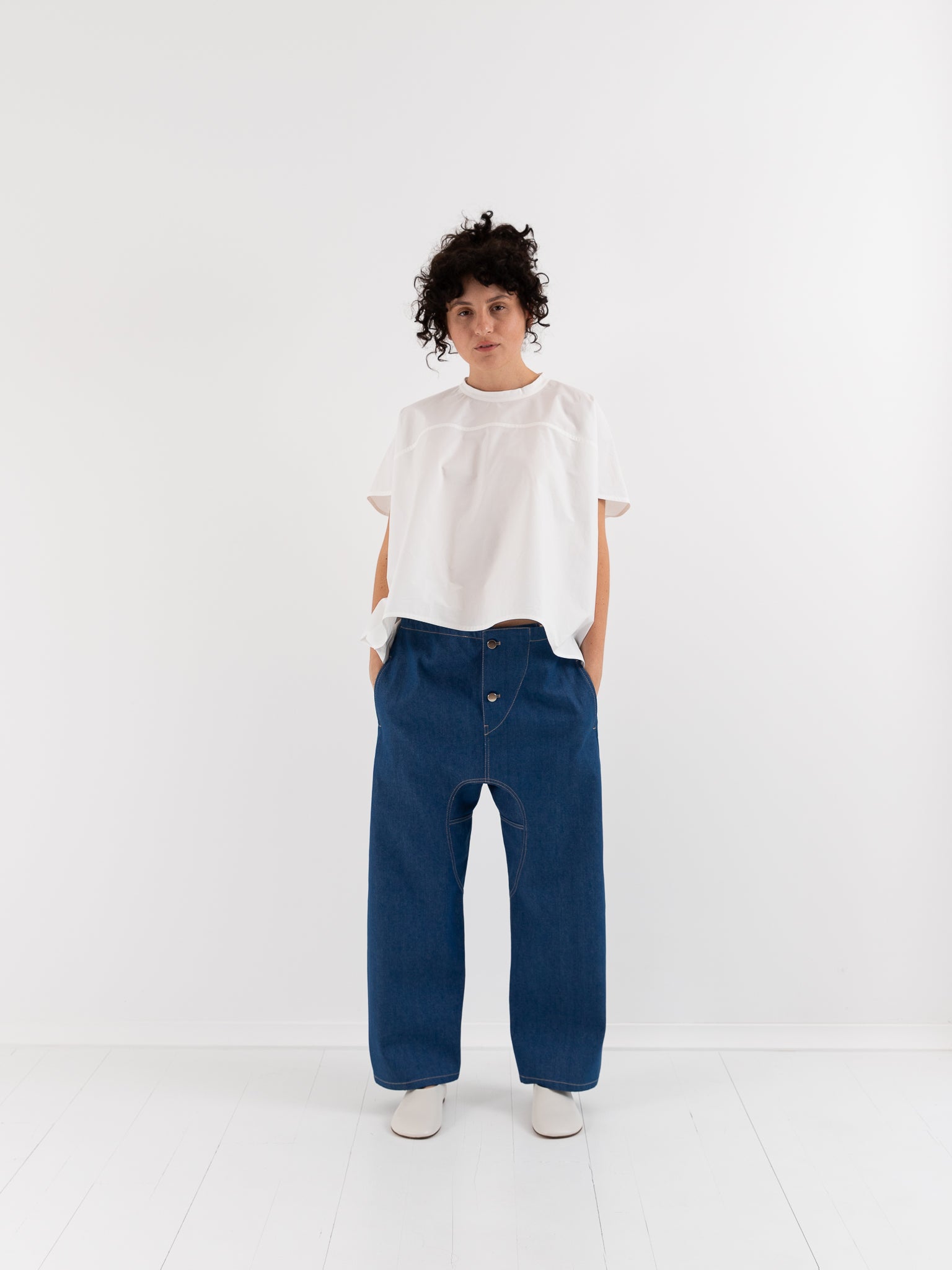 Sofie D'Hoore Pheon Jeans in Lapis - SOFIE D'HOORE at Worthwhile - shop PANT