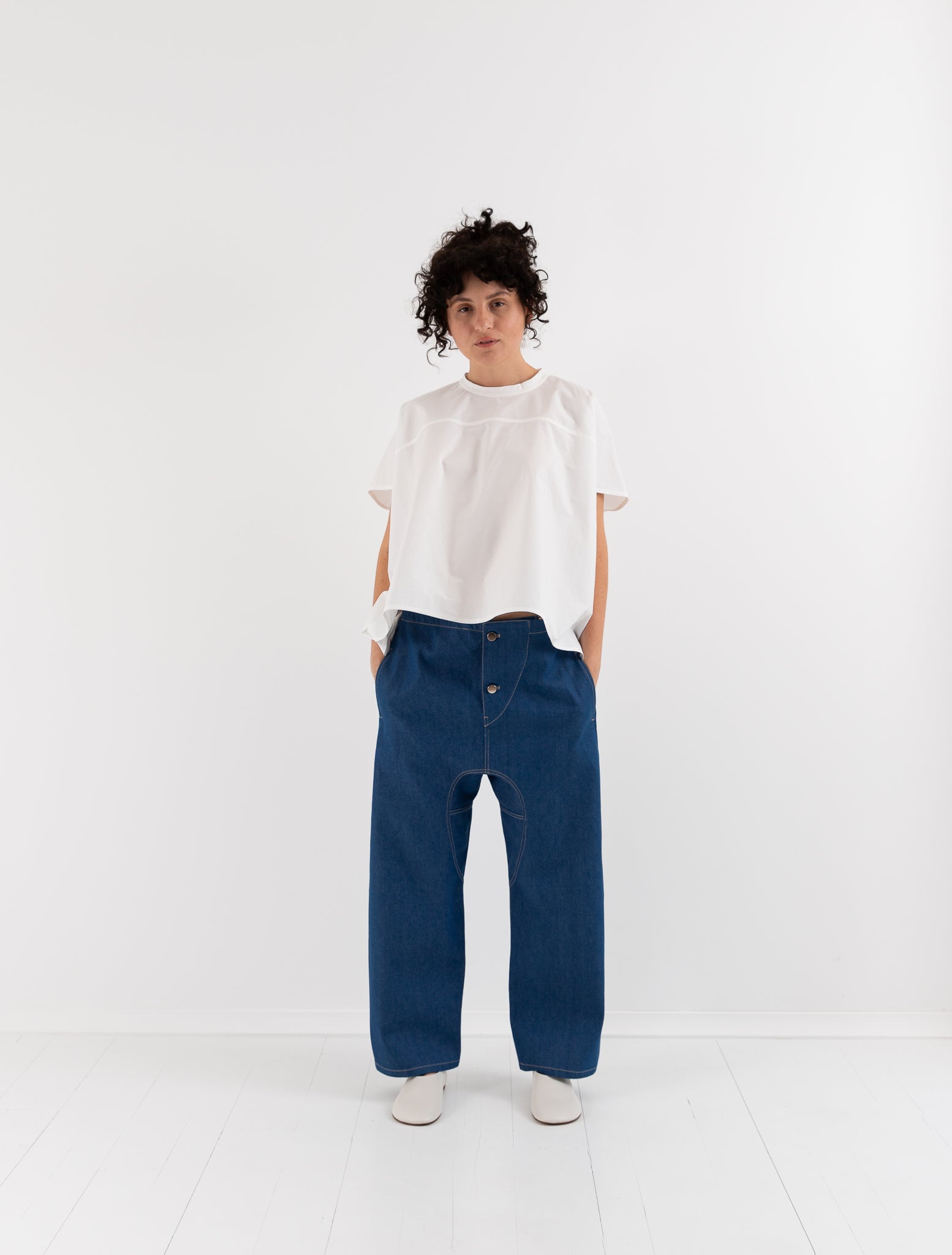 Sofie D'Hoore Pheon Jeans in Lapis - SOFIE D'HOORE at Worthwhile - shop PANT