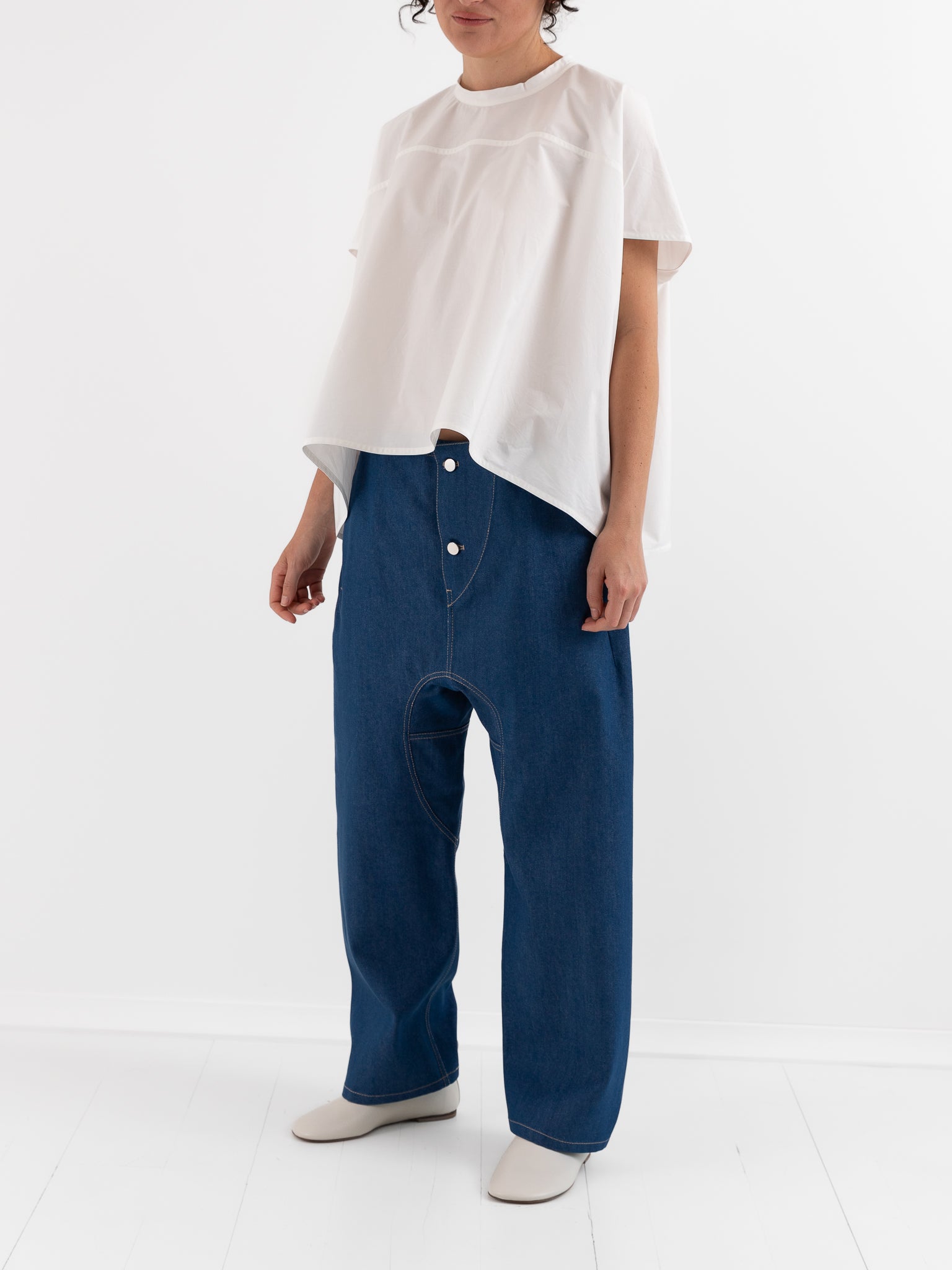 Sofie D'Hoore Pheon Jeans in Lapis - SOFIE D'HOORE at Worthwhile - shop PANT
