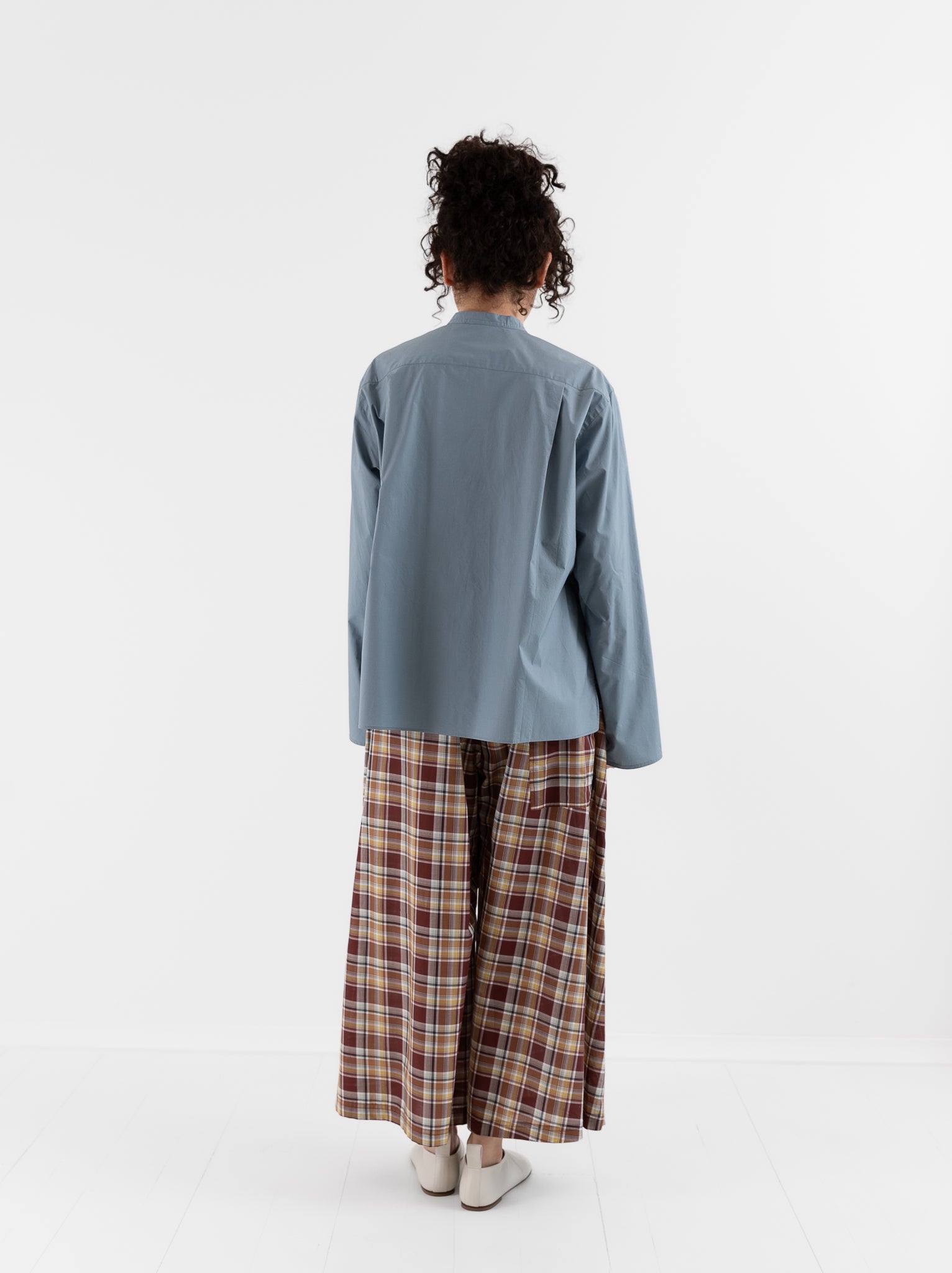 Sofie D'Hoore Bayu Shirt in Mercury - SOFIE D'HOORE at Worthwhile - shop TOP