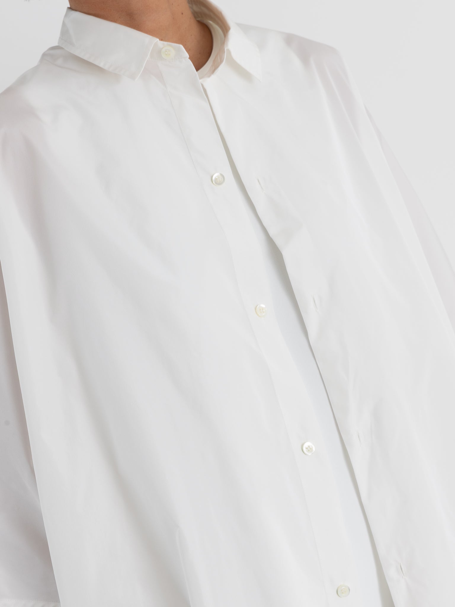 Sofie D'Hoore Davoli Shirt Dress in Snow - SOFIE D'HOORE at Worthwhile - shop DRESS