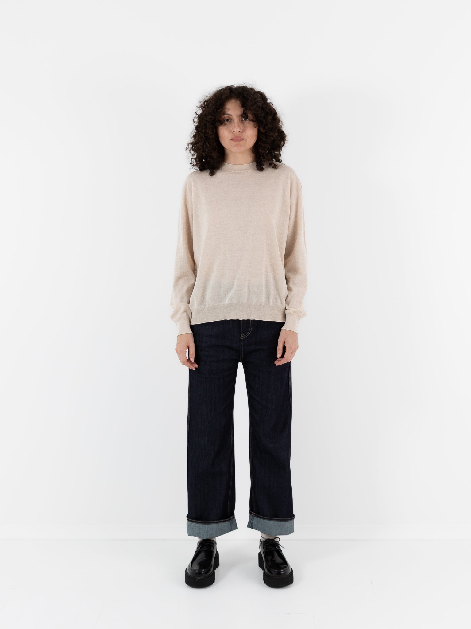 Sofie D'Hoore Muscat Sweater in Nude Melange - SOFIE D'HOORE at Worthwhile - shop SWEATER