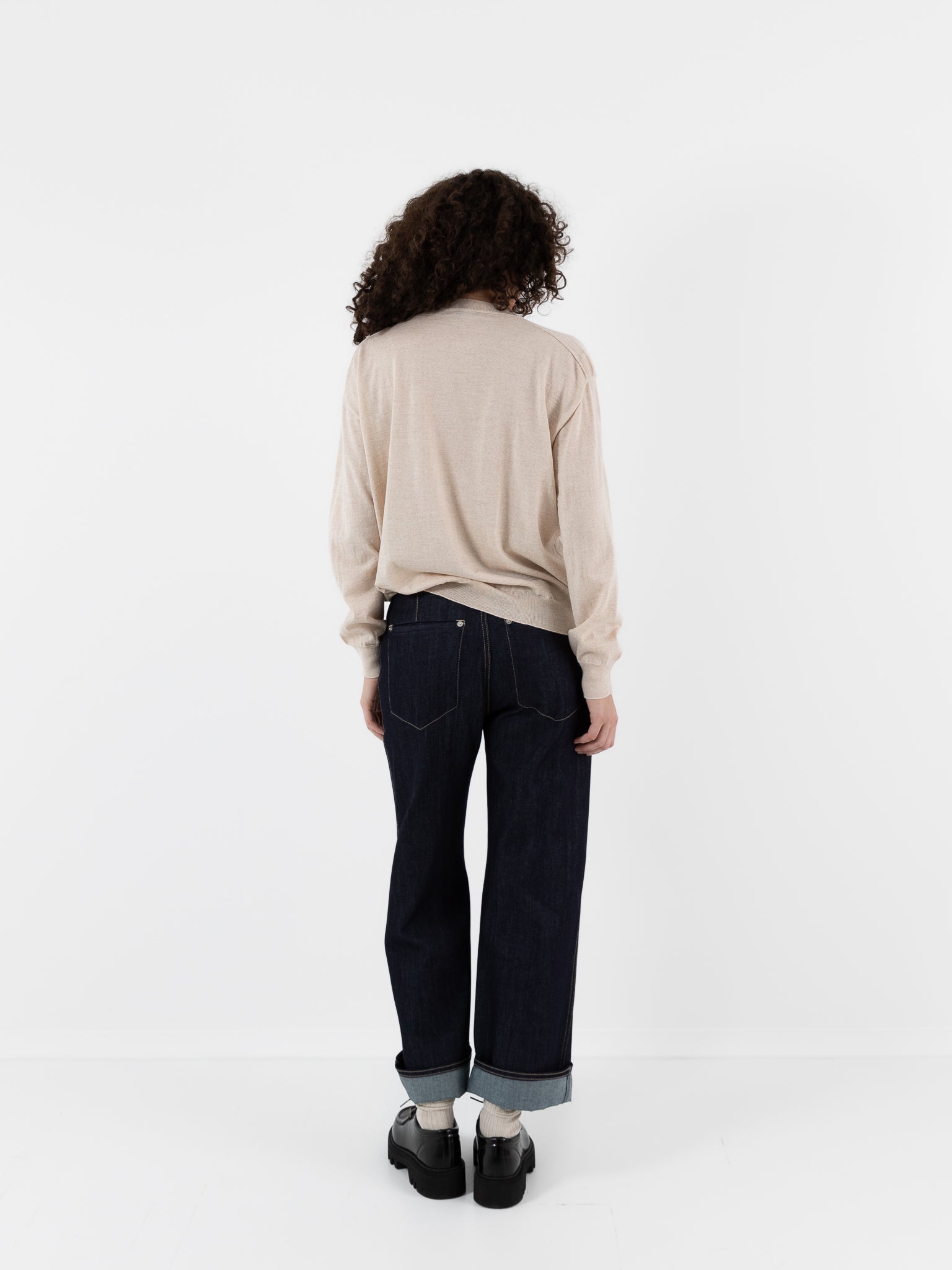 Sofie D'Hoore Muscat Sweater in Nude Melange - SOFIE D'HOORE at Worthwhile - shop SWEATER