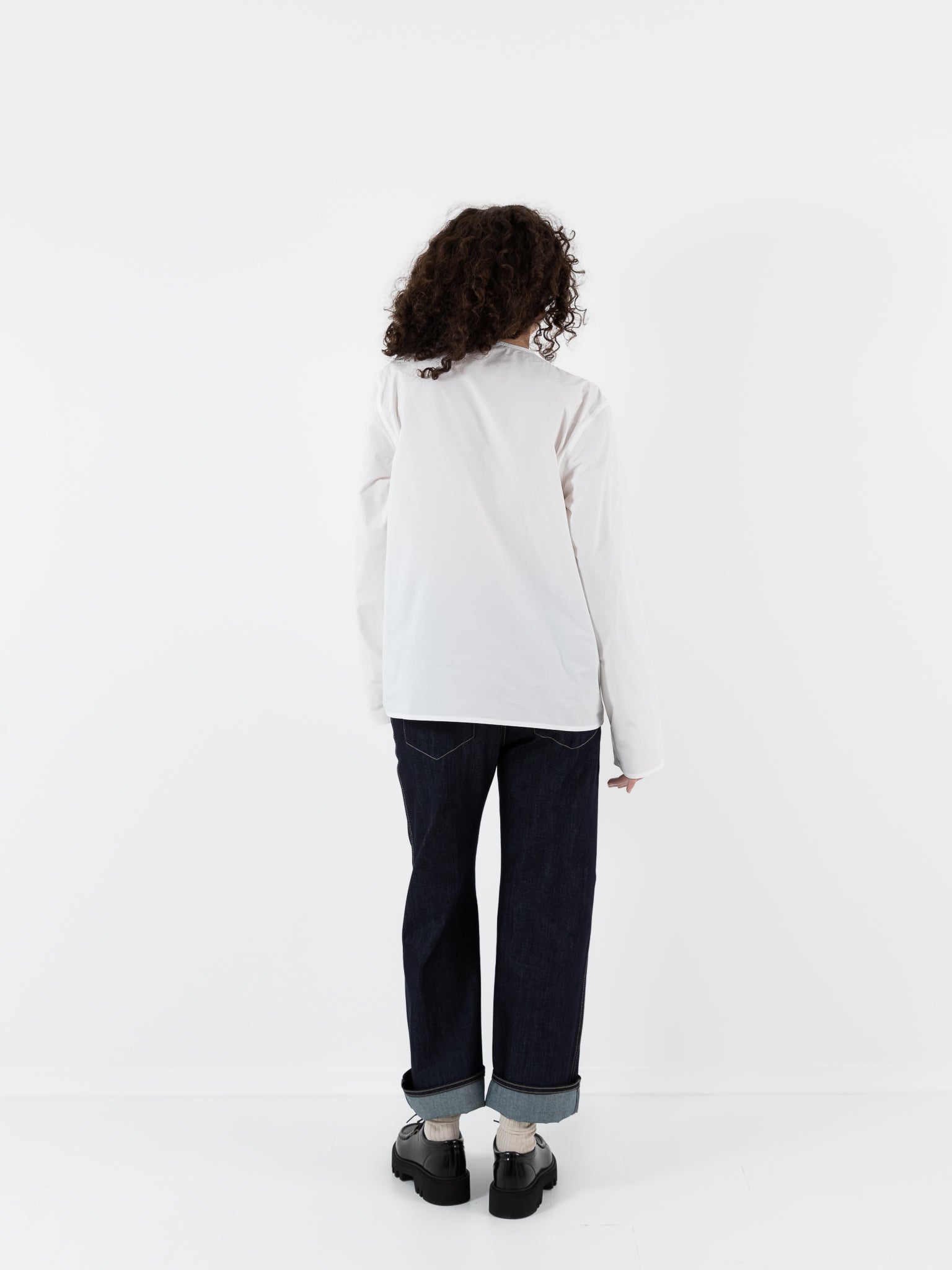 Sofie D'Hoore Balthus Shirt in White - SOFIE D'HOORE at Worthwhile - shop TOP