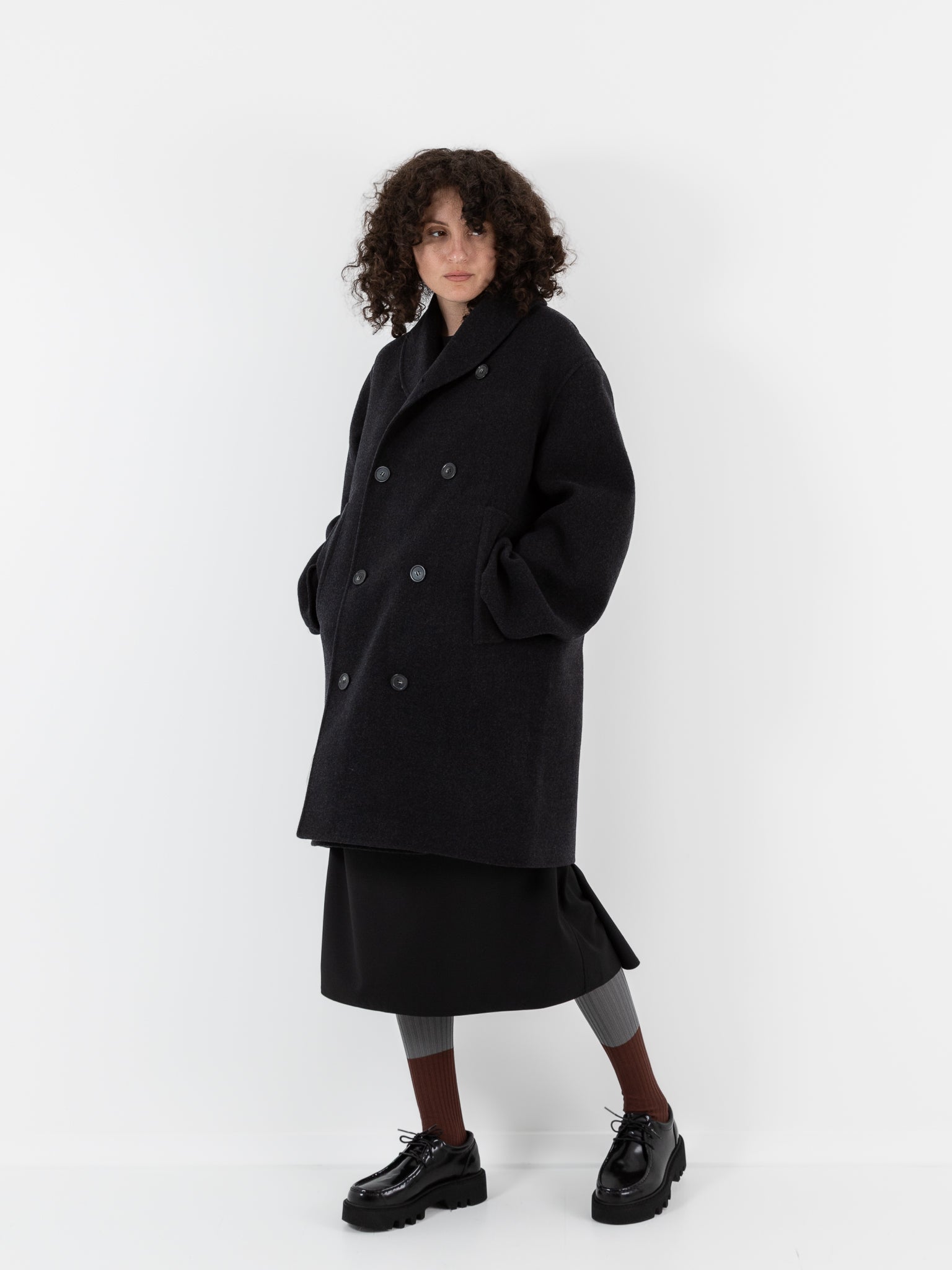 Sofie D'Hoore Cross Jacket in Charcoal - SOFIE D'HOORE at Worthwhile - shop JACKET