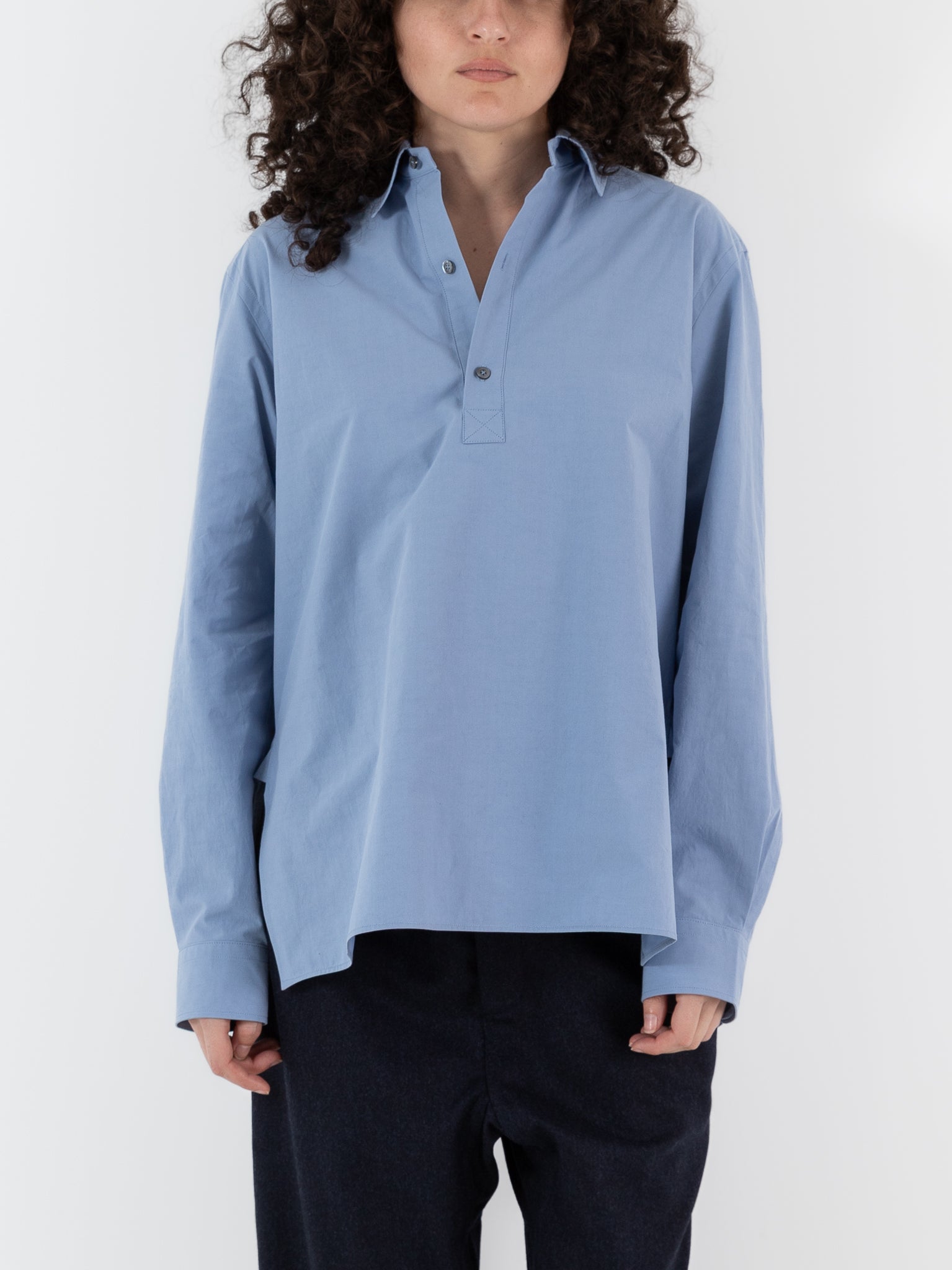 Sofie D'Hoore Beuys Shirt in Dolphin - SOFIE D'HOORE at Worthwhile - shop TOP