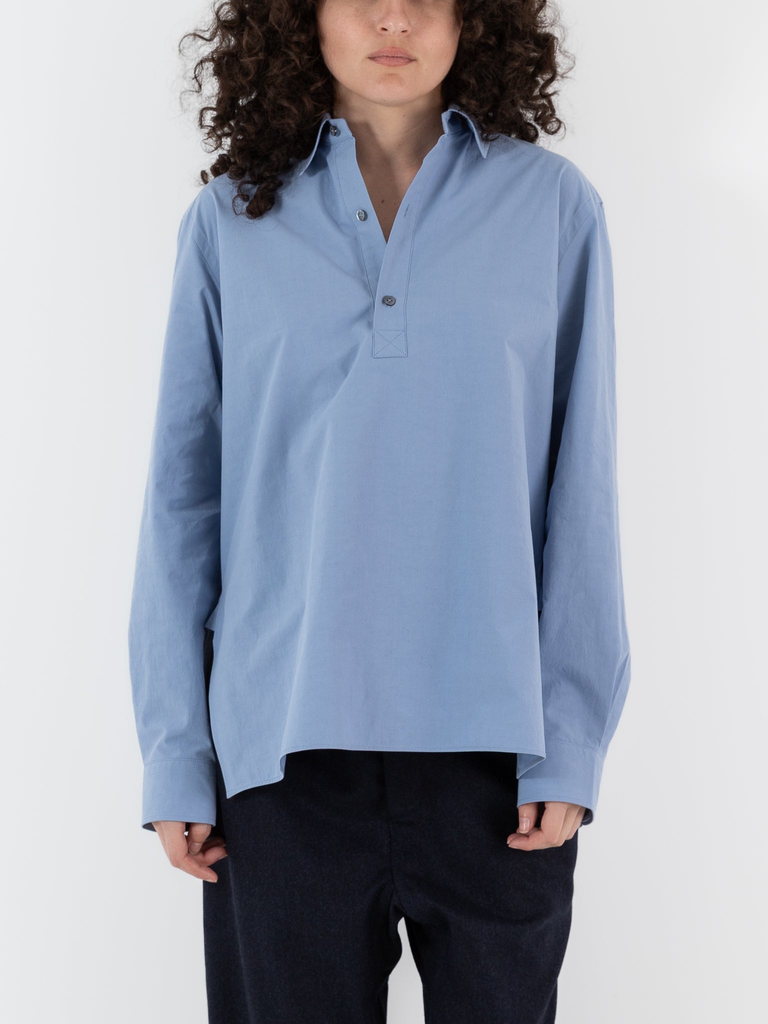 Sofie D'Hoore Beuys Shirt in Dolphin - SOFIE D'HOORE at Worthwhile - shop TOP