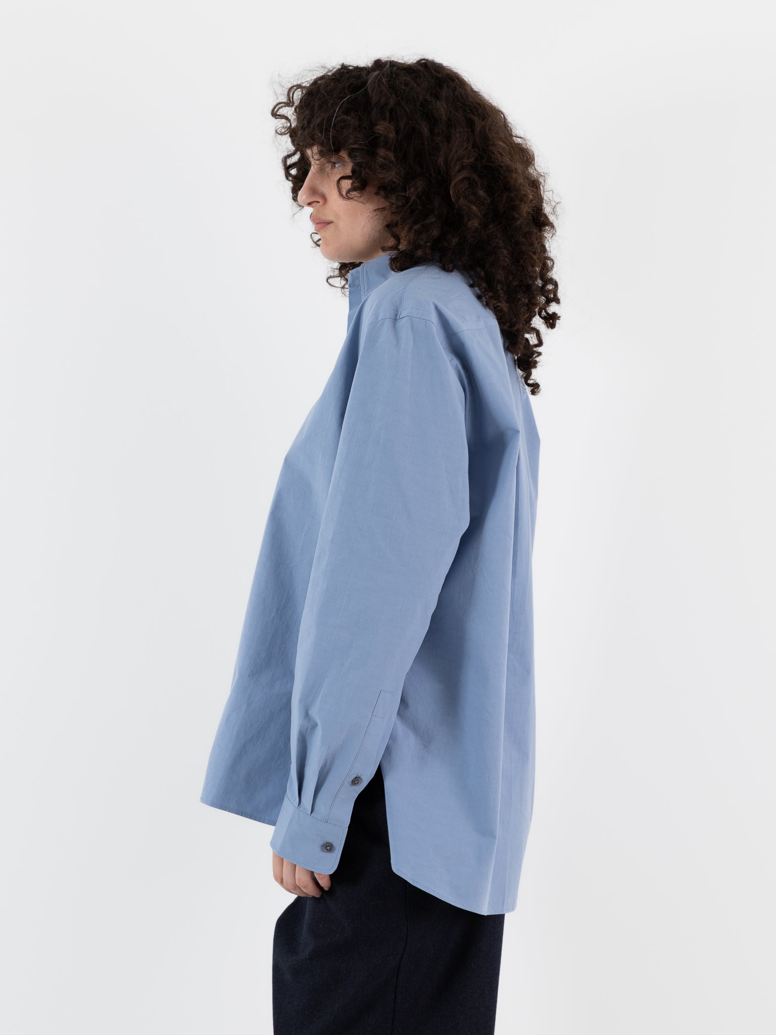 Sofie D'Hoore Beuys Shirt in Dolphin - SOFIE D'HOORE at Worthwhile - shop TOP