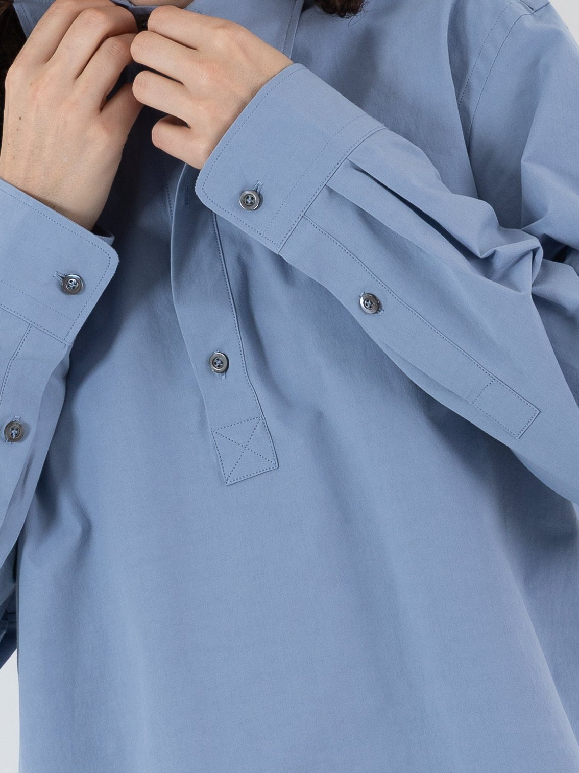 Sofie D'Hoore Beuys Shirt in Dolphin - SOFIE D'HOORE at Worthwhile - shop TOP