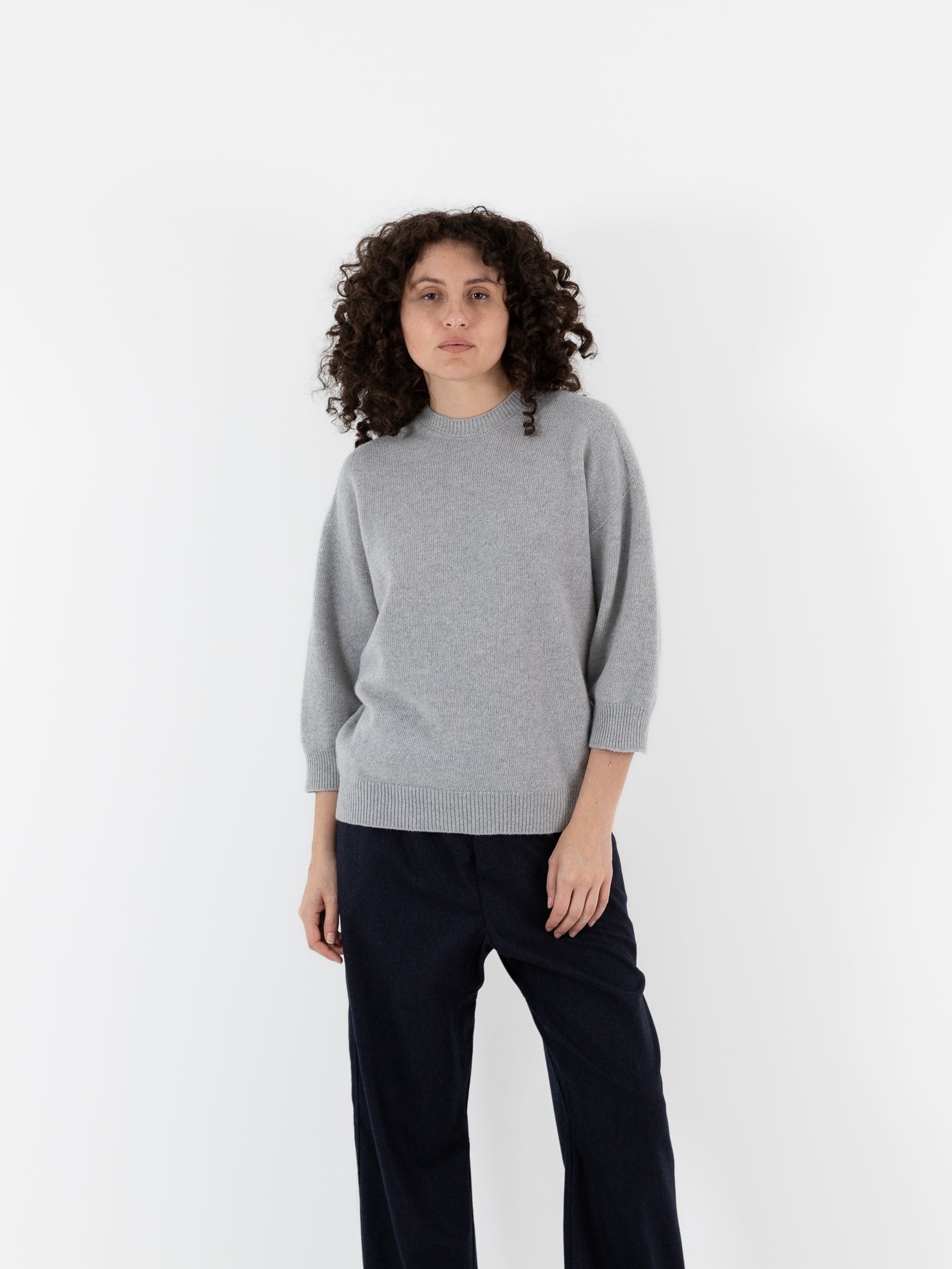 Sofie D'Hoore Mouse Sweater in Light Grey - SOFIE D'HOORE at Worthwhile - shop SWEATER