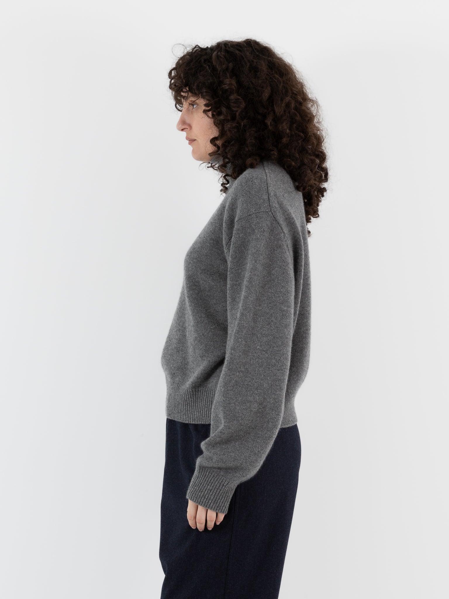 Sofie D'Hoore Maddox Sweater in Mid Grey - SOFIE D'HOORE at Worthwhile - shop SWEATER