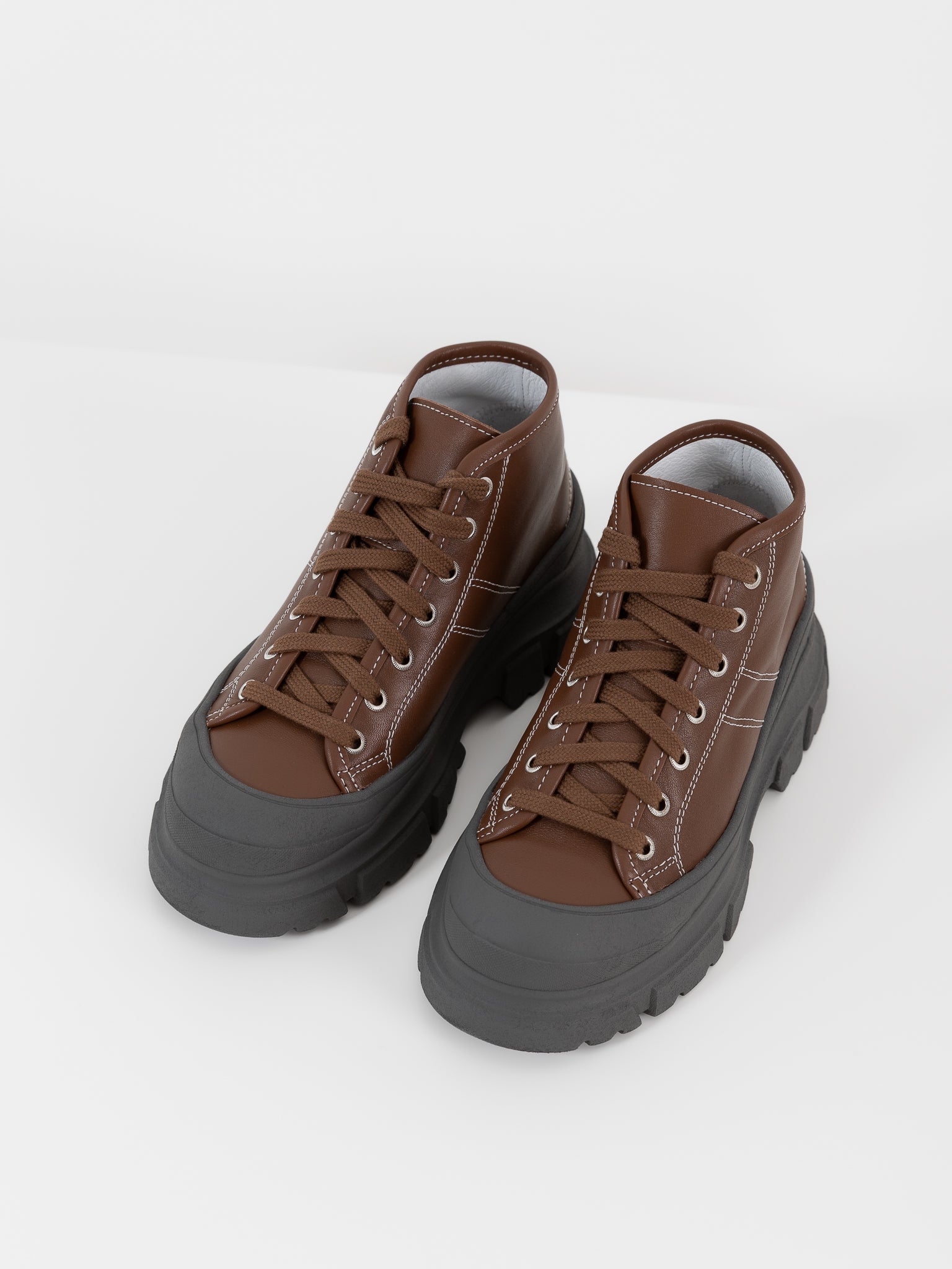 Sofie D'Hoore Fairway Sneakers in Brown - SOFIE D'HOORE at Worthwhile - shop SHOES