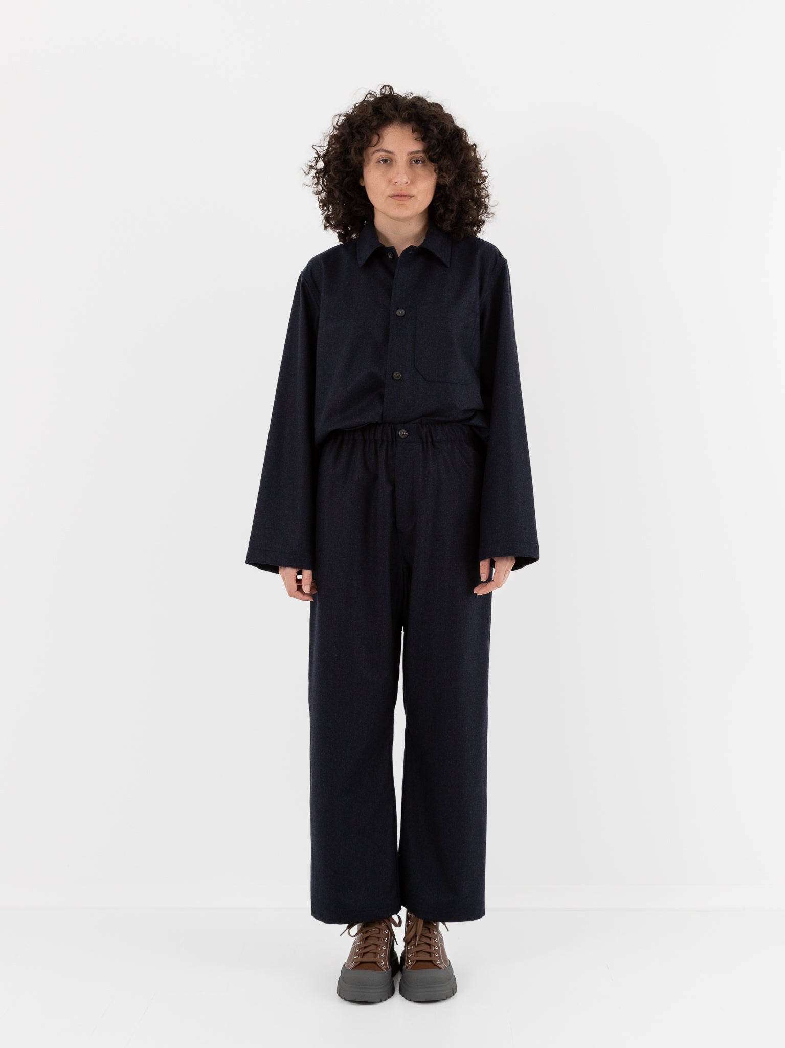 Sofie D'Hoore Pinot Pant in Indigo Melange - SOFIE D'HOORE at Worthwhile - shop PANT