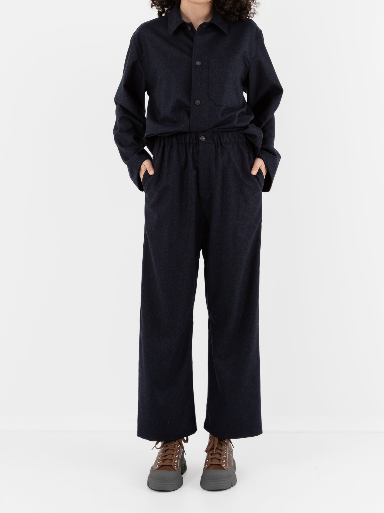 Sofie D'Hoore Pinot Pant in Indigo Melange - SOFIE D'HOORE at Worthwhile - shop PANT