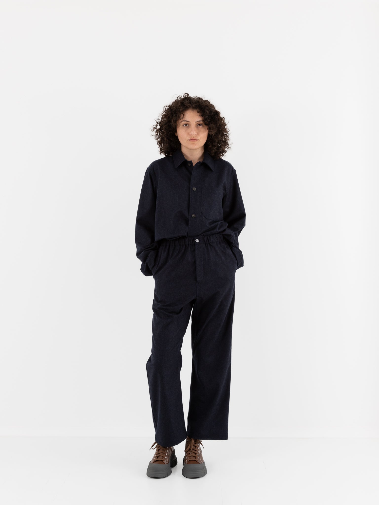 Sofie D'Hoore Pinot Pant in Indigo Melange - SOFIE D'HOORE at Worthwhile - shop PANT
