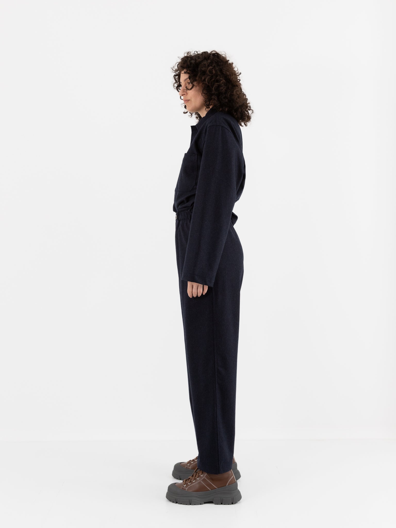 Sofie D'Hoore Pinot Pant in Indigo Melange - SOFIE D'HOORE at Worthwhile - shop PANT