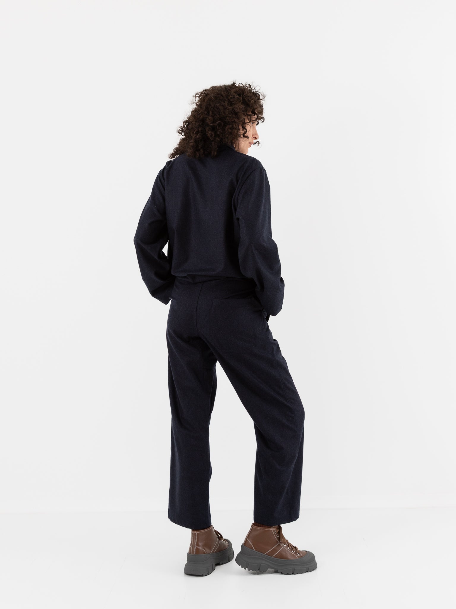 Sofie D'Hoore Pinot Pant in Indigo Melange - SOFIE D'HOORE at Worthwhile - shop PANT