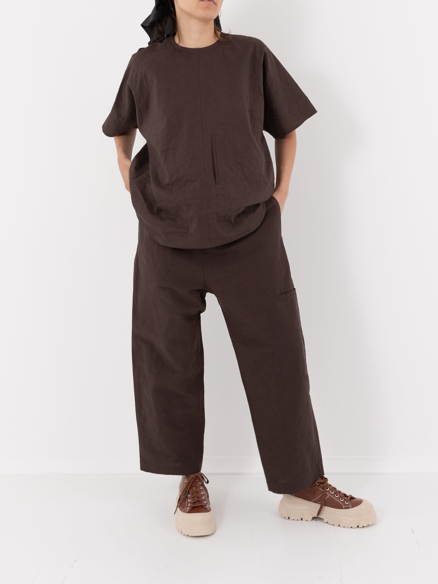 Sofie D'Hoore Pluck Pant, Cacao - Worthwhile, Inc.