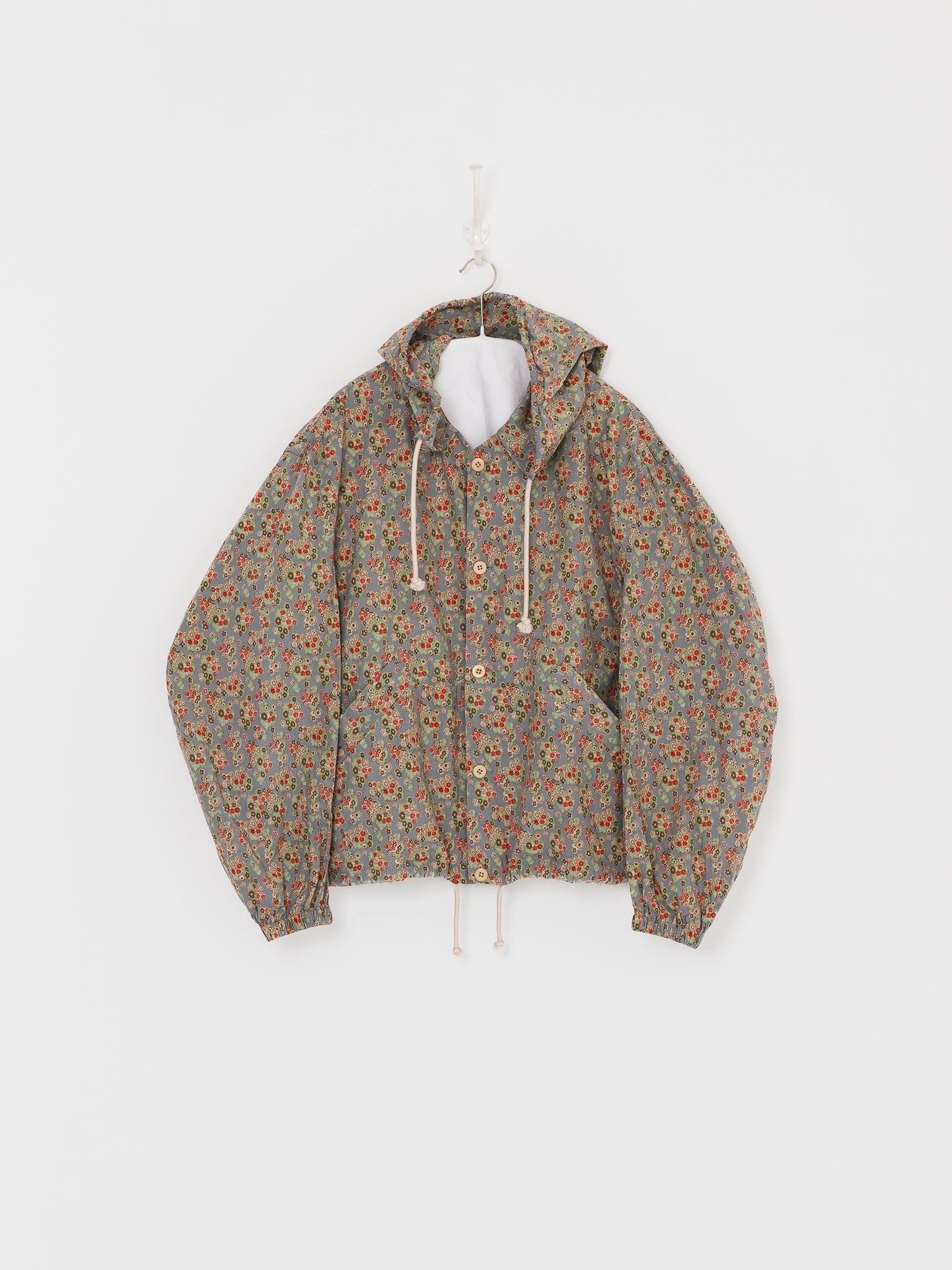 SONO Huckle Hoodie in Dusty Blue Floral - SONO at Worthwhile - shop JACKET