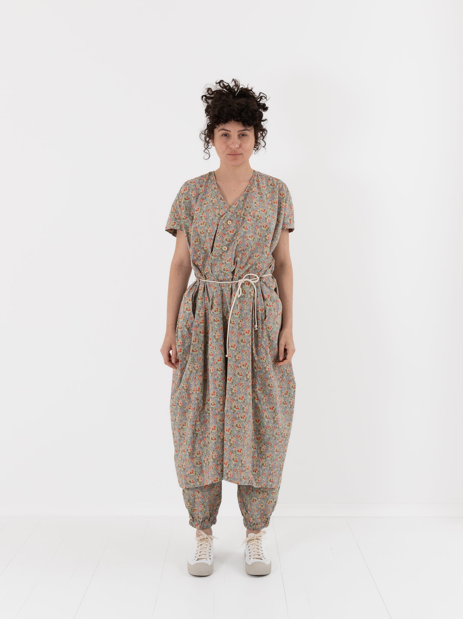 SONO Dante Dress in Dusty Blue Floral - SONO at Worthwhile - shop DRESS