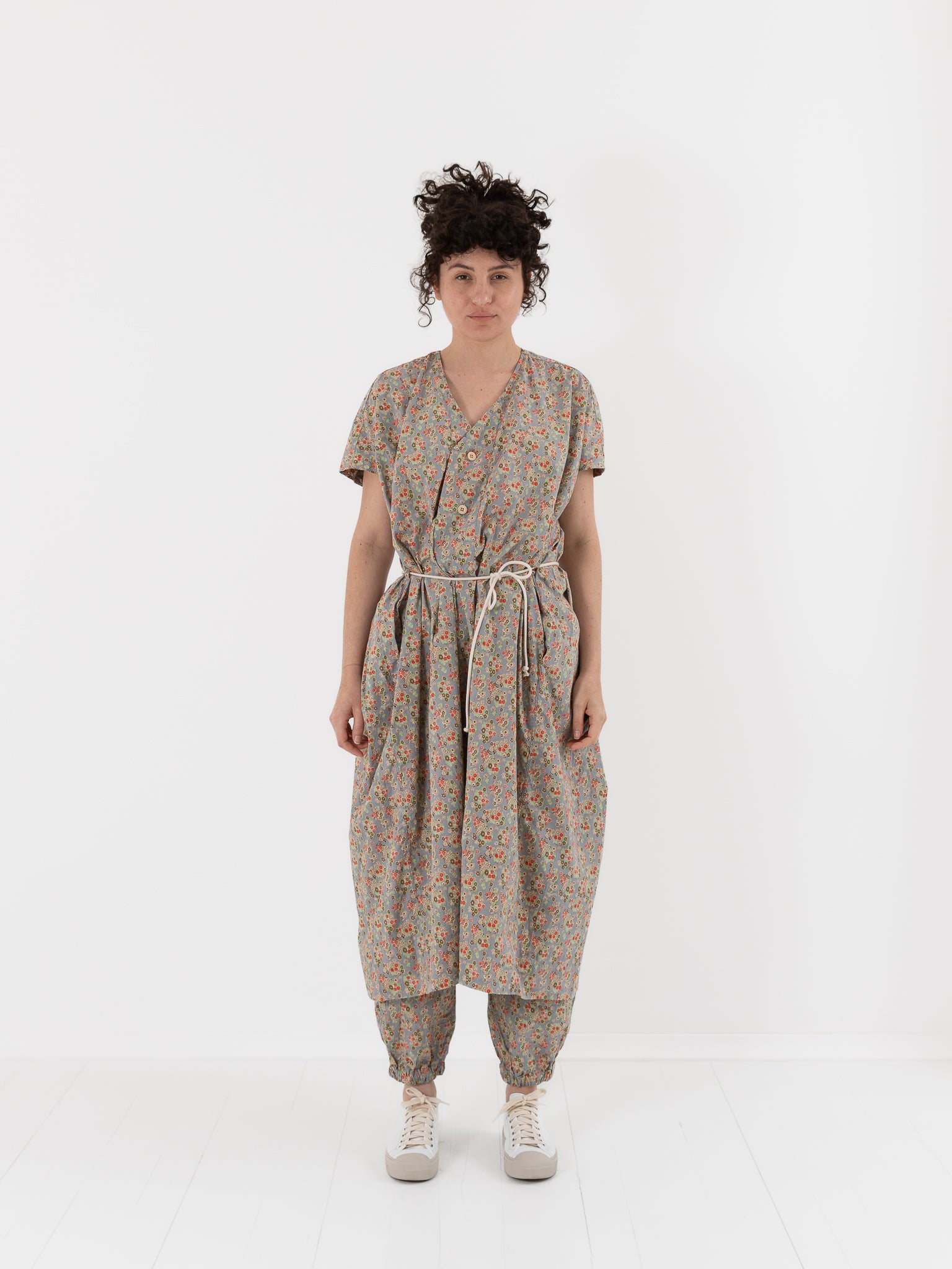 SONO Dante Dress in Dusty Blue Floral - SONO at Worthwhile - shop DRESS