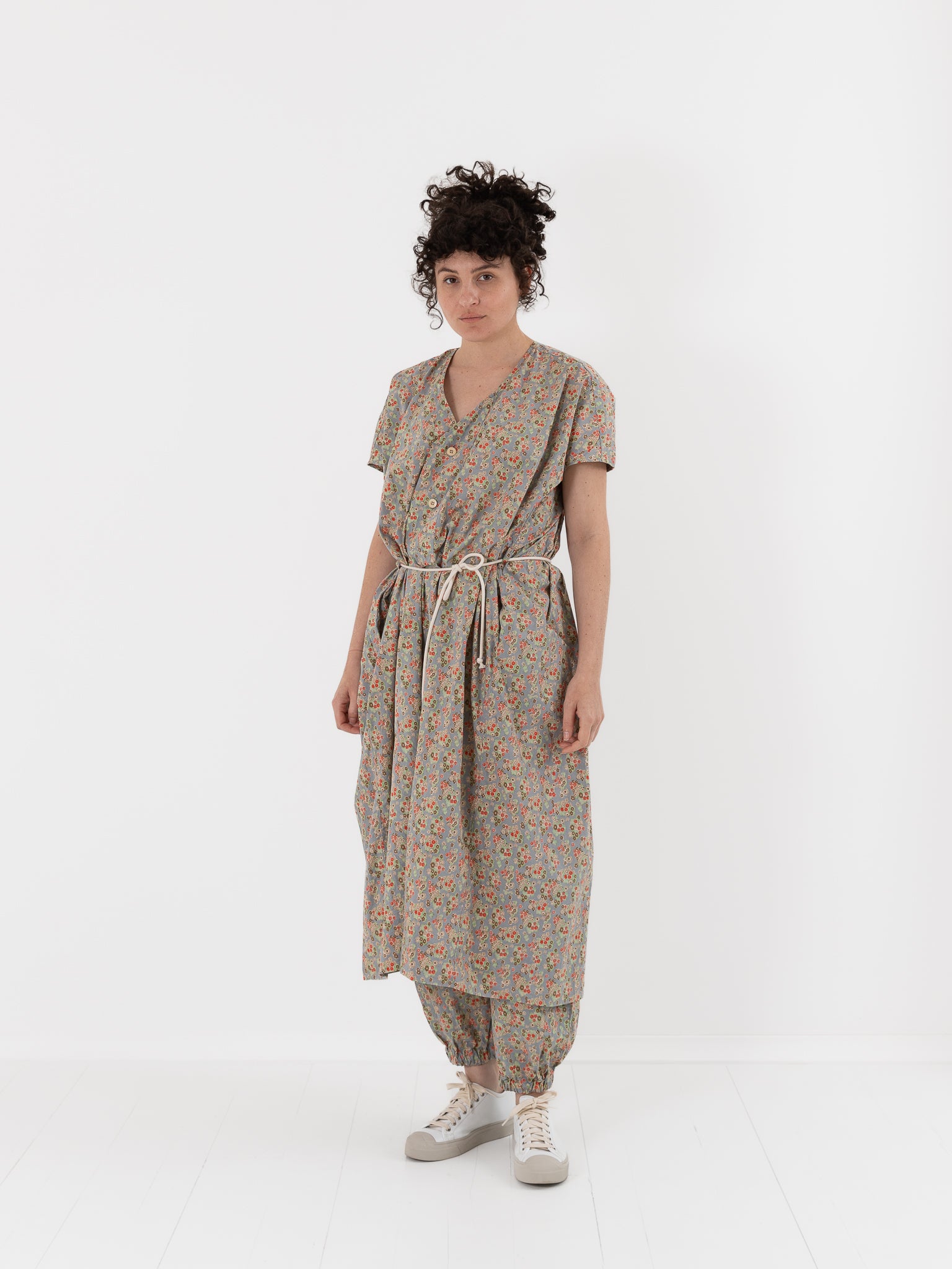 SONO Dante Dress in Dusty Blue Floral - SONO at Worthwhile - shop DRESS