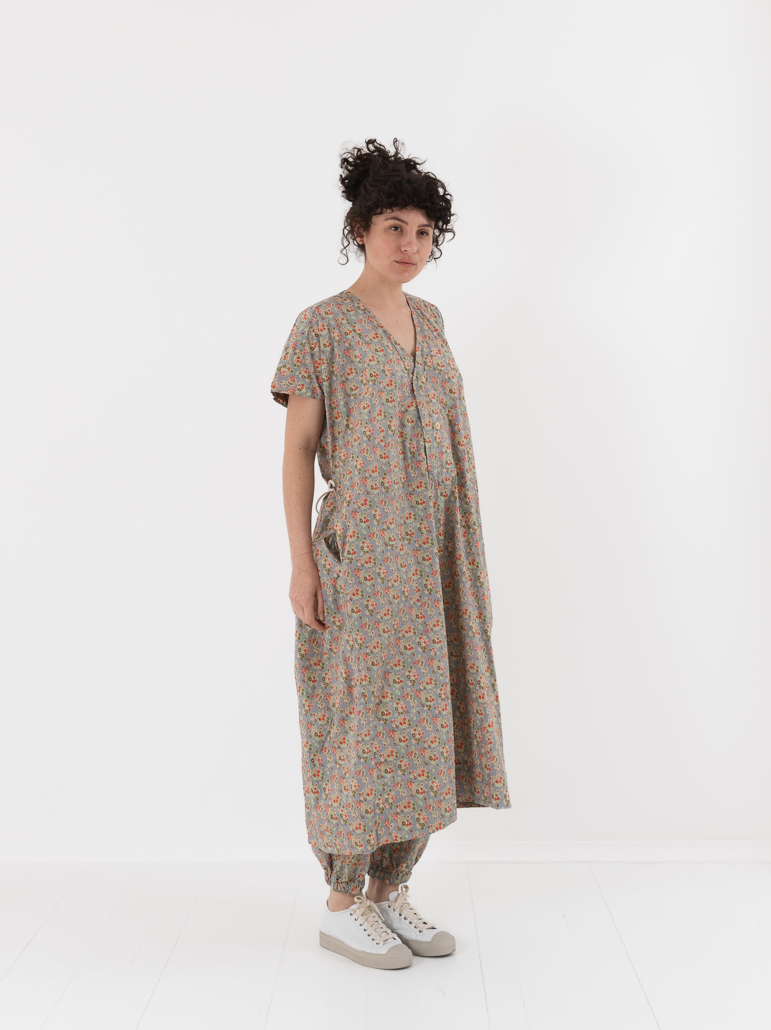 SONO Dante Dress in Dusty Blue Floral - SONO at Worthwhile - shop DRESS