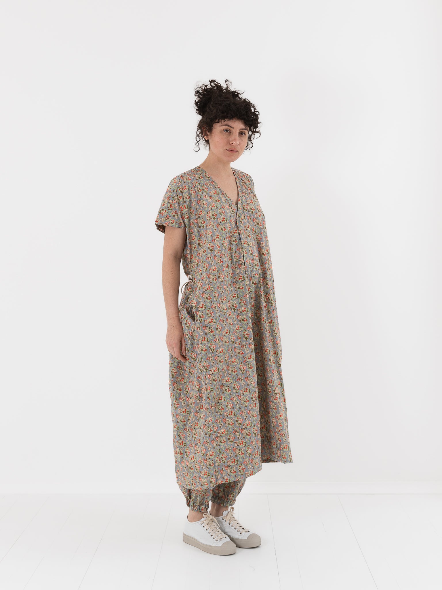 SONO Dante Dress in Dusty Blue Floral - SONO at Worthwhile - shop DRESS