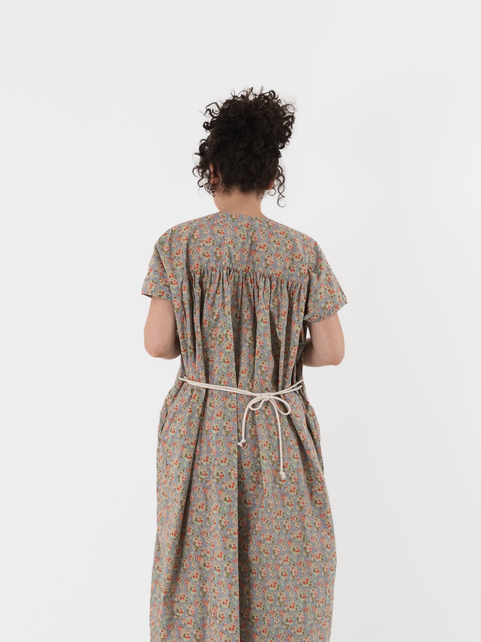SONO Dante Dress in Dusty Blue Floral - SONO at Worthwhile - shop DRESS