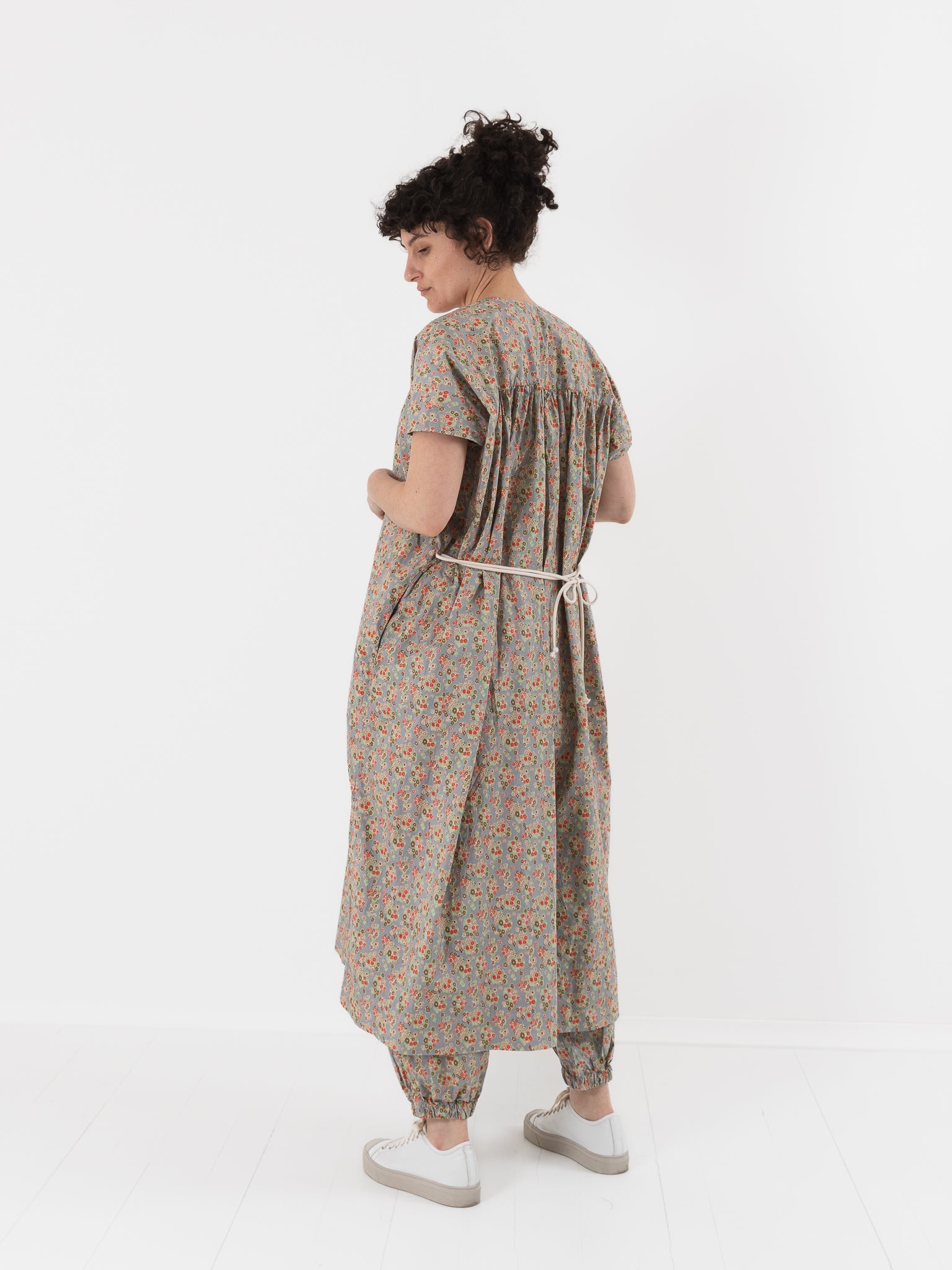 SONO Dante Dress in Dusty Blue Floral - SONO at Worthwhile - shop DRESS