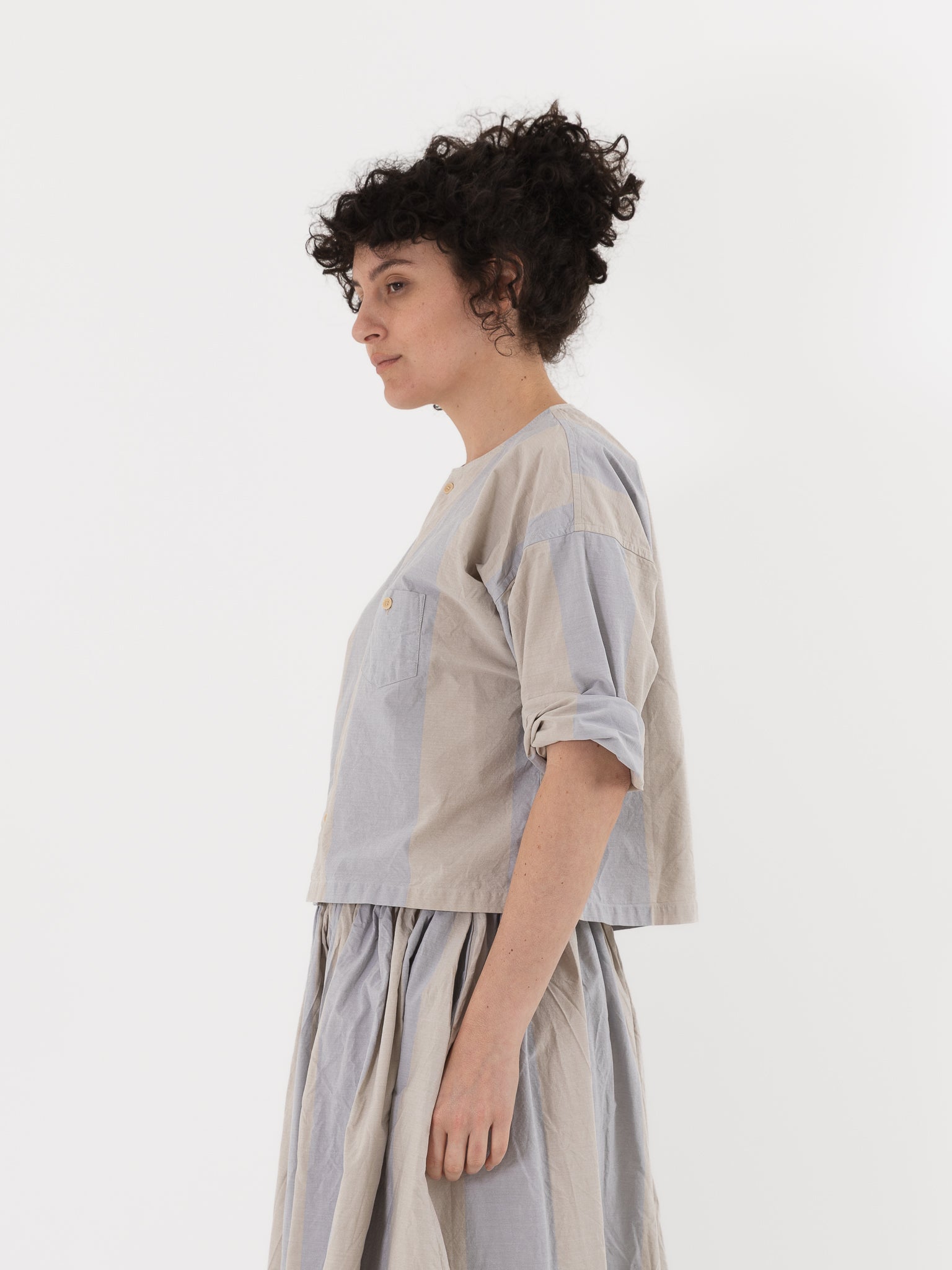 SONO Sheldon Shirt in Dusty Stripe - SONO at Worthwhile - shop TOP