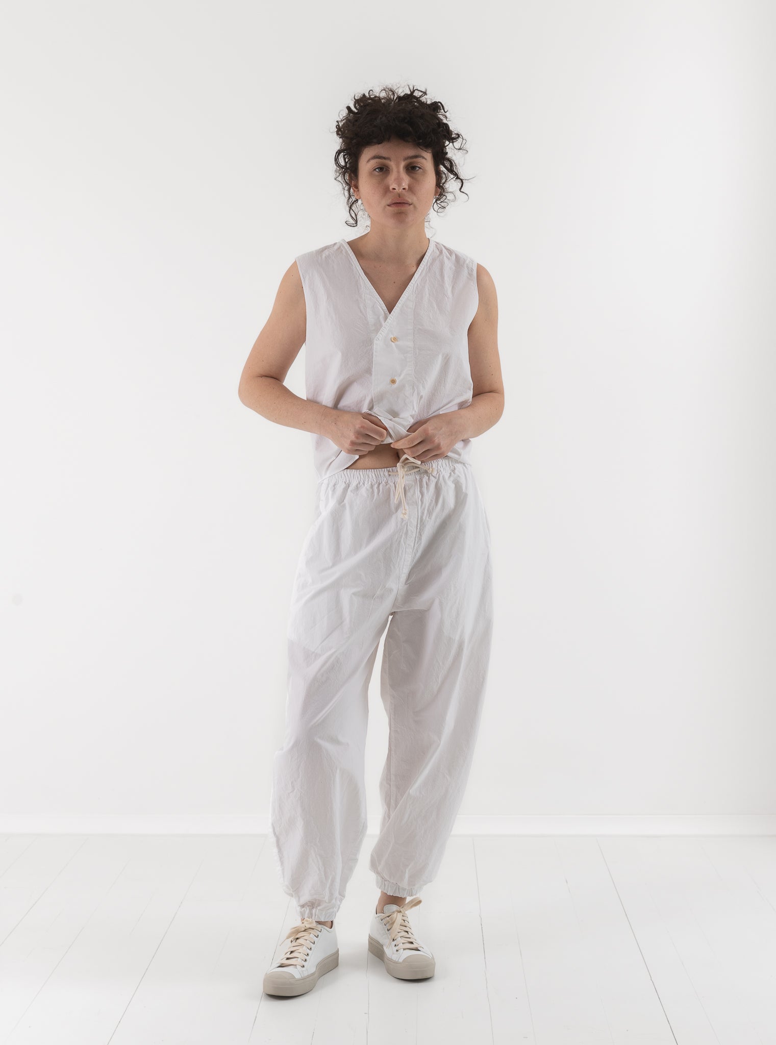 SONO Jamie Joggers in White - SONO at Worthwhile - shop PANT