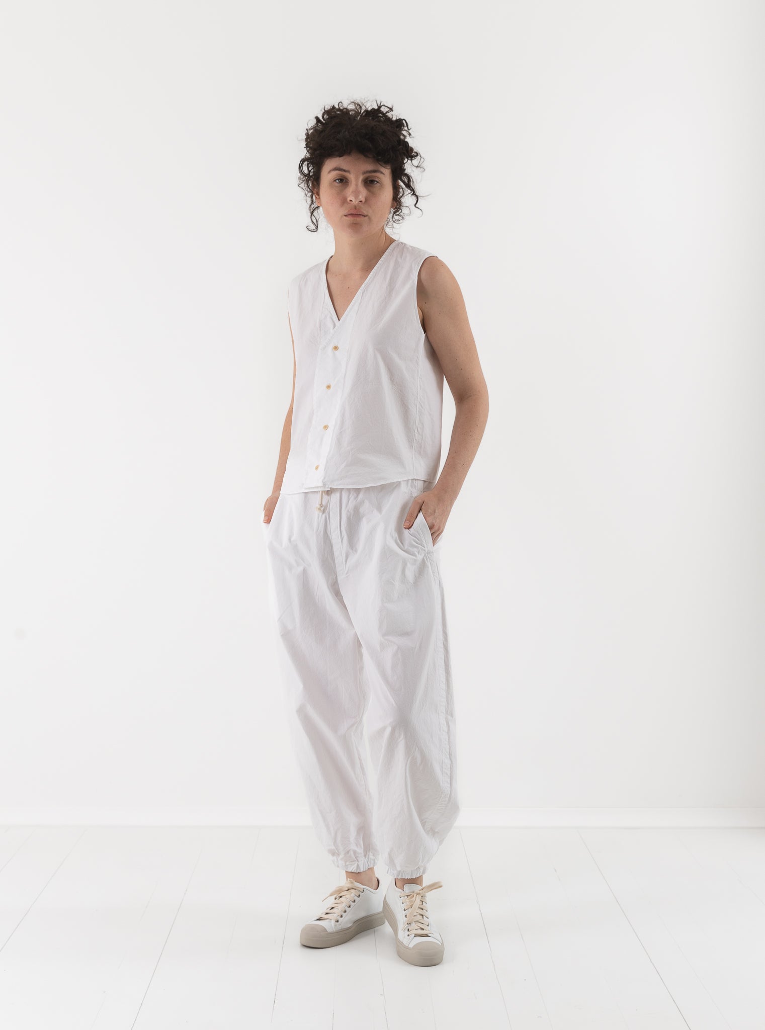 SONO Jamie Joggers in White - SONO at Worthwhile - shop PANT