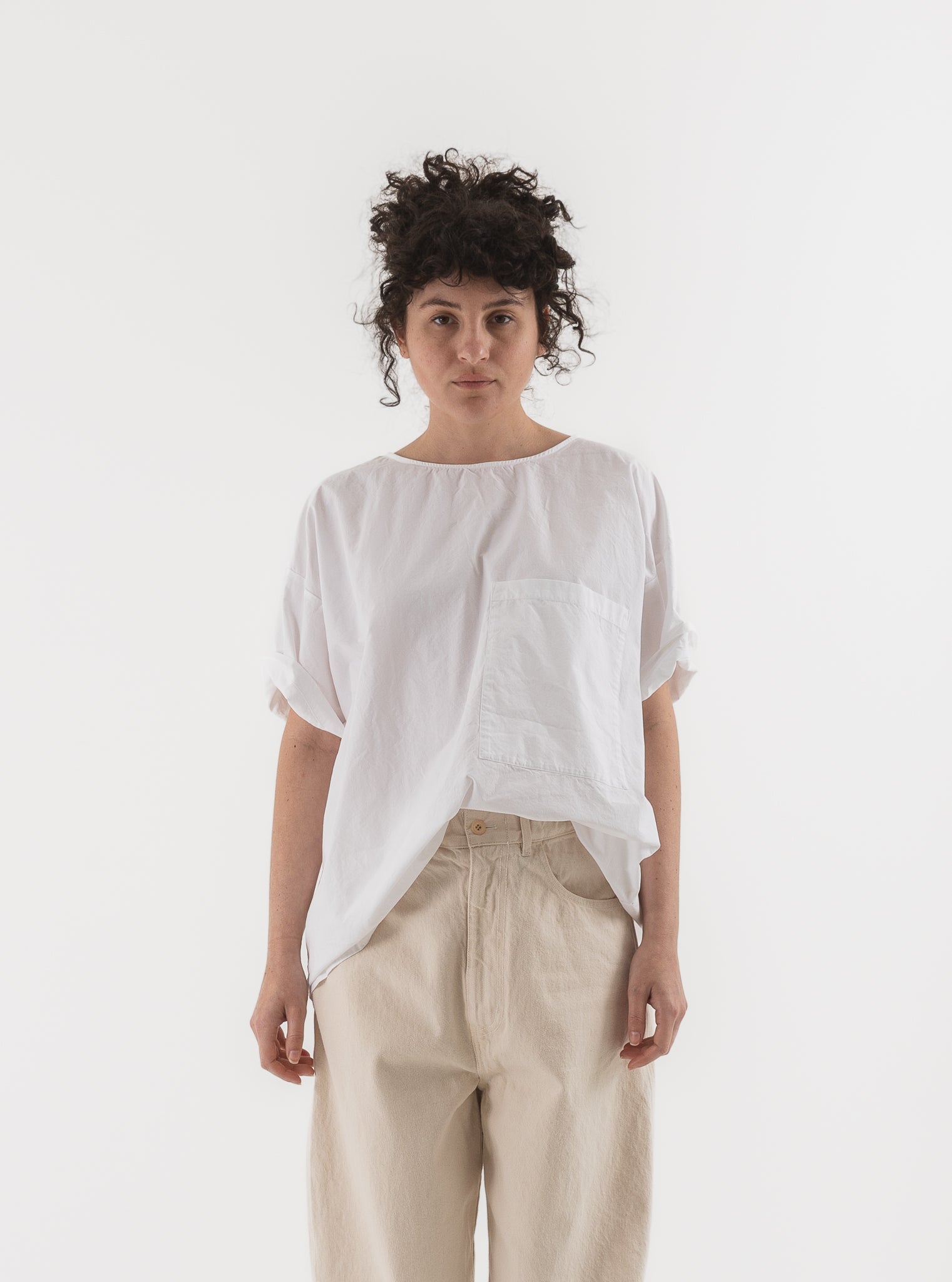 SONO Friedrich Tee in White - SONO at Worthwhile - shop TOP