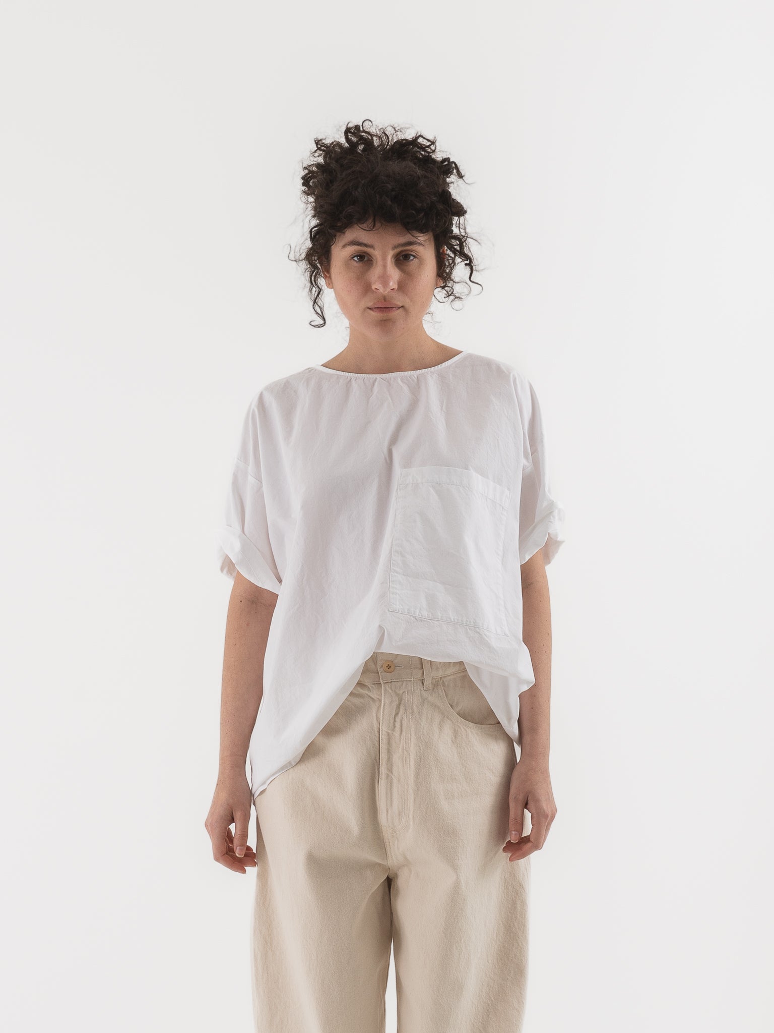 SONO Friedrich Tee in White - SONO at Worthwhile - shop TOP