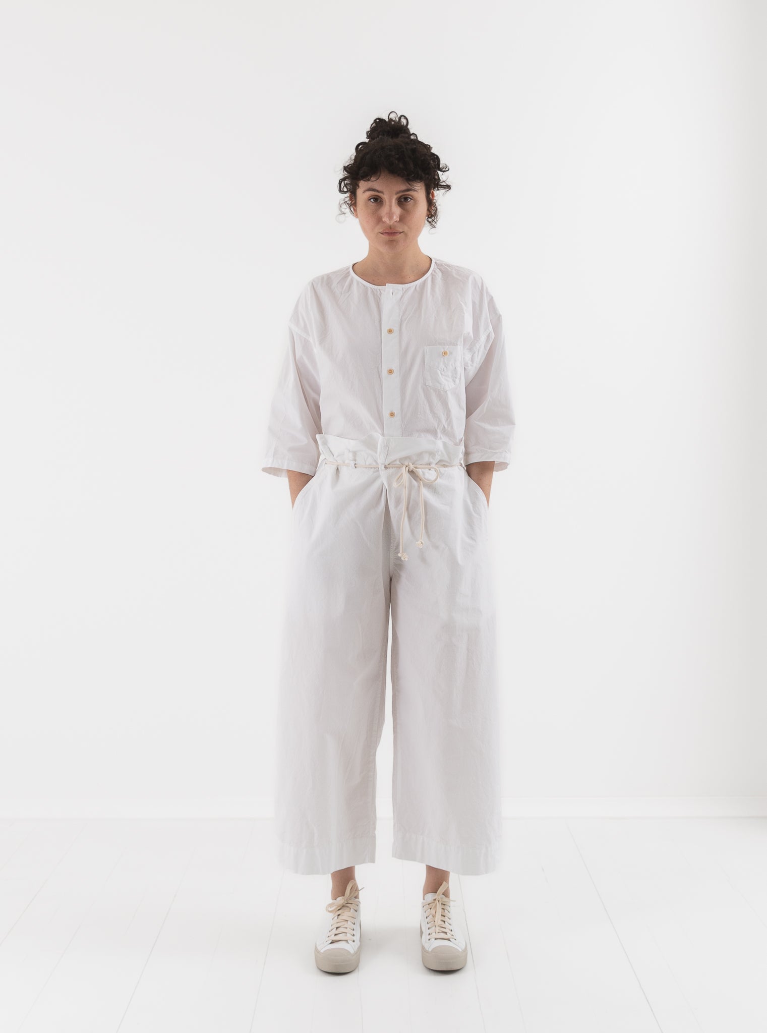 SONO Tucker Trousers in White - SONO at Worthwhile - shop PANT