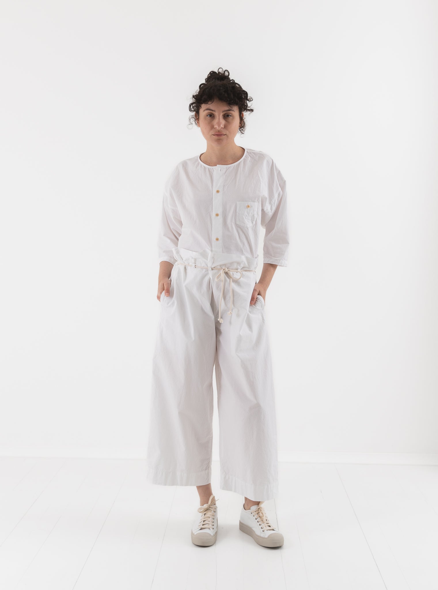 SONO Tucker Trousers in White - SONO at Worthwhile - shop PANT