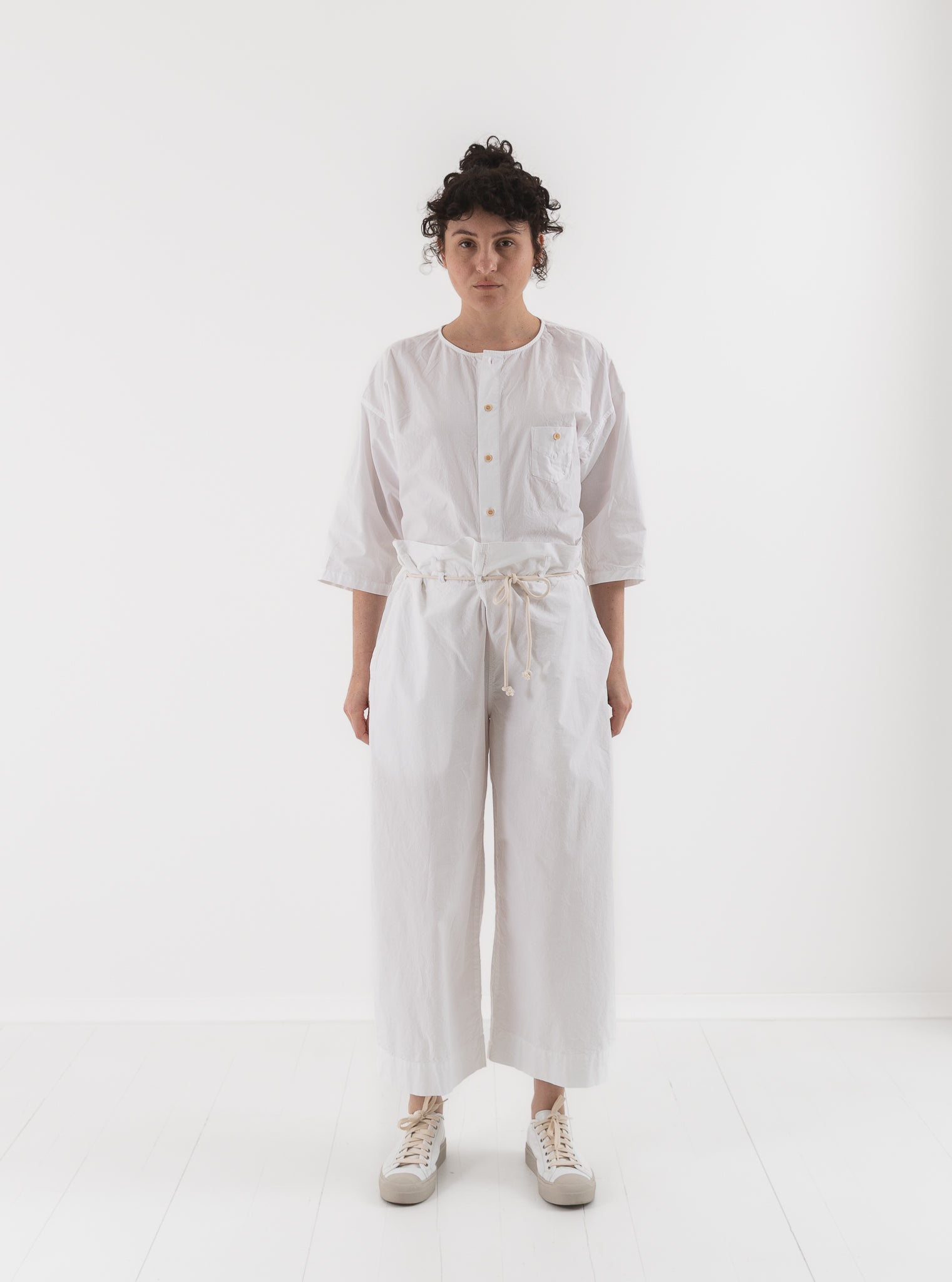SONO Sheldon Shirt in White - SONO at Worthwhile - shop TOP