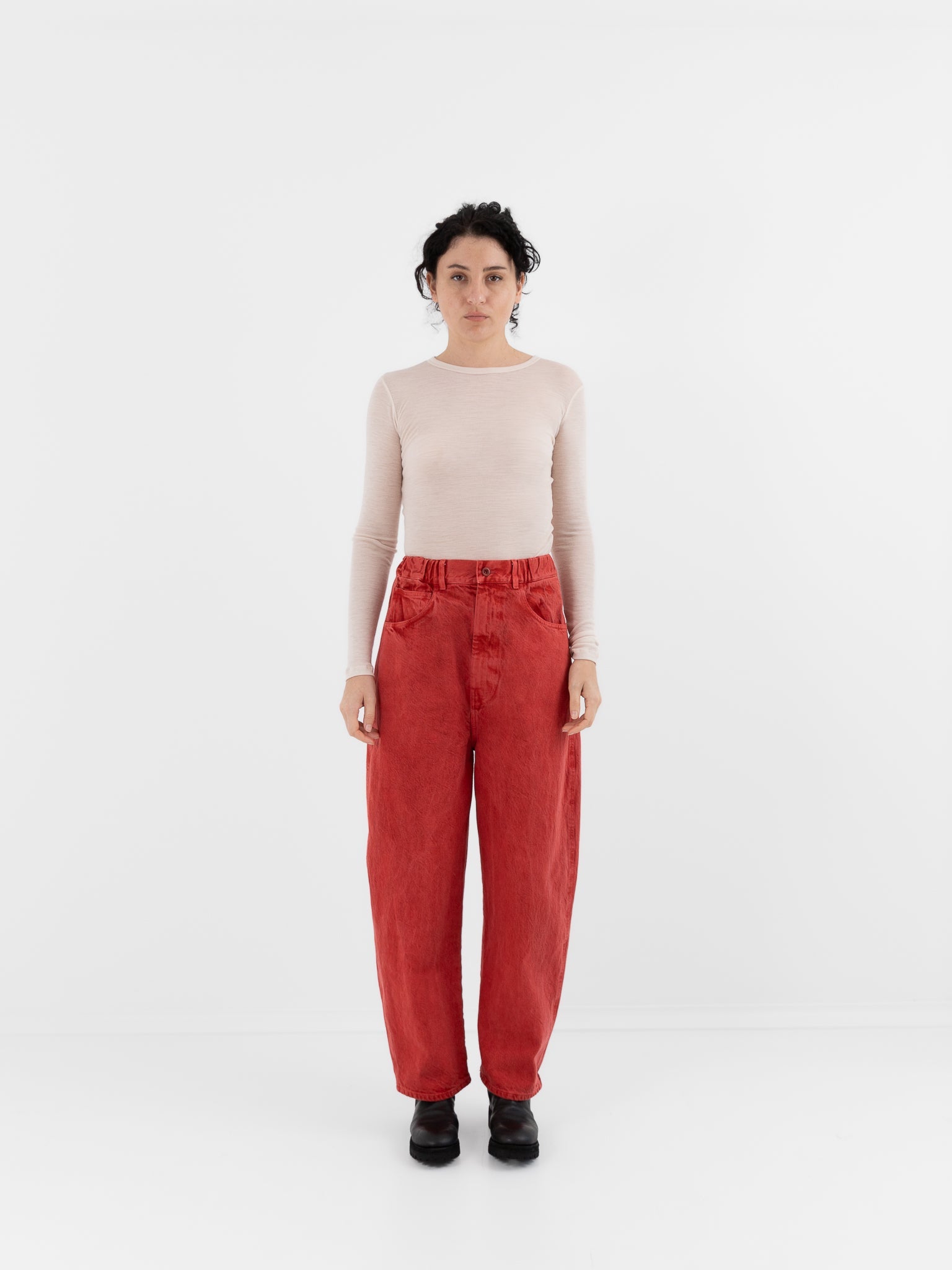 SONO Jah Jeans in Red - SONO at Worthwhile - shop PANT
