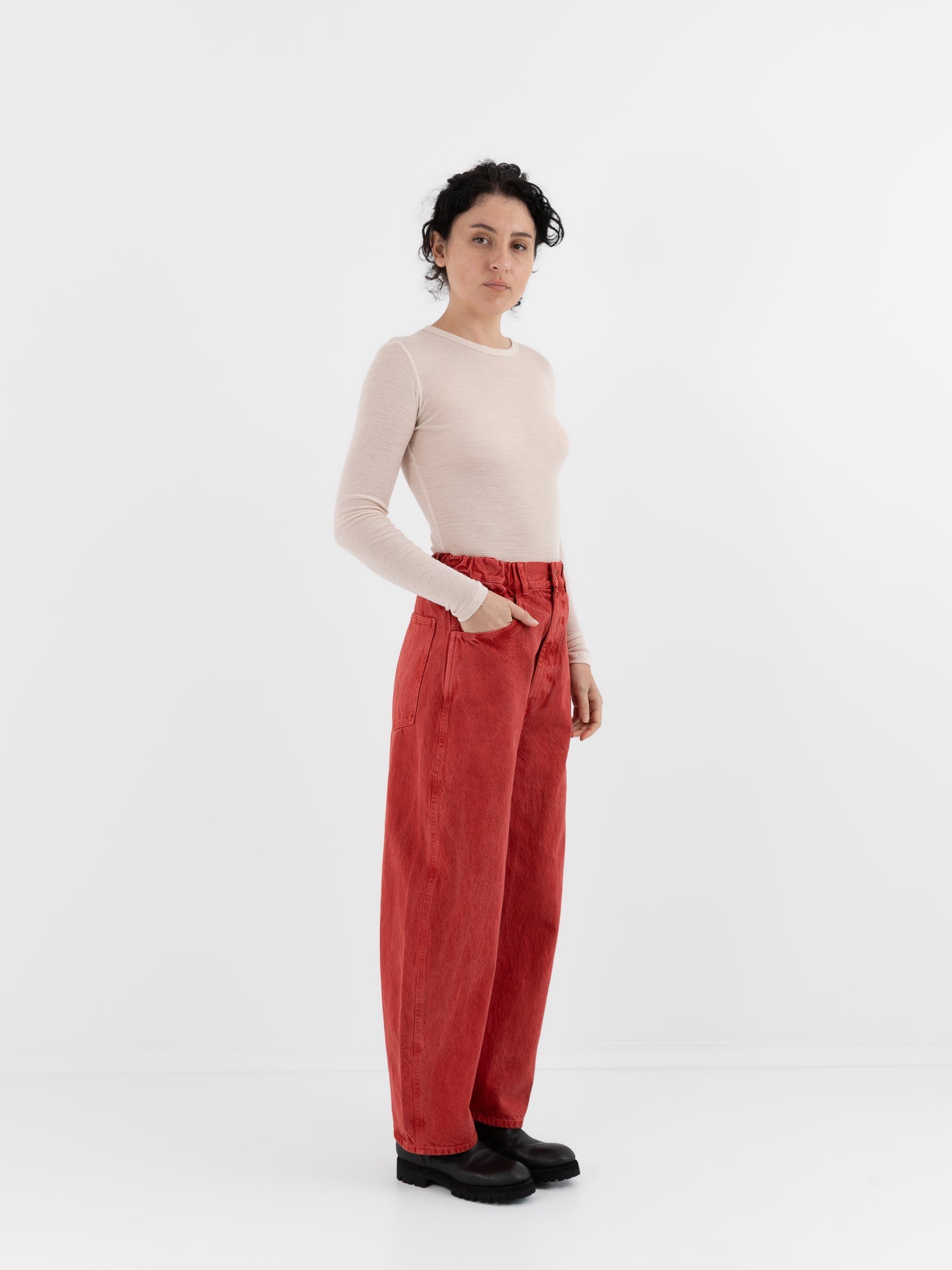 SONO Jah Jeans in Red - SONO at Worthwhile - shop PANT