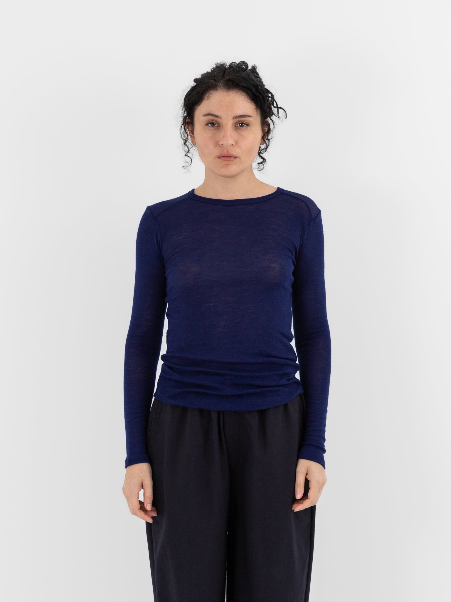SONO Luna Tee in Indigo - SONO at Worthwhile - shop TOP