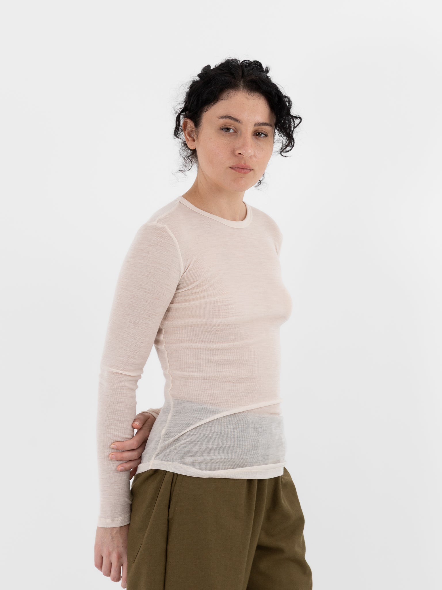 SONO Luna Tee in Natural - SONO at Worthwhile - shop TOP