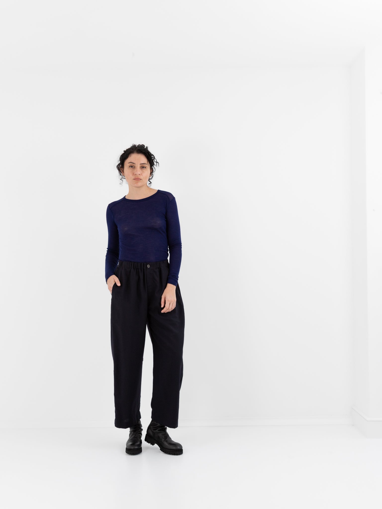 SONO Tatum Trousers in Deep Navy - SONO at Worthwhile - shop PANT