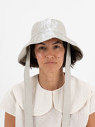 Studio Kettle Bonny Hat in Ceramic Grey Stripe - STUDIO KETTLE at Worthwhile - shop HAT