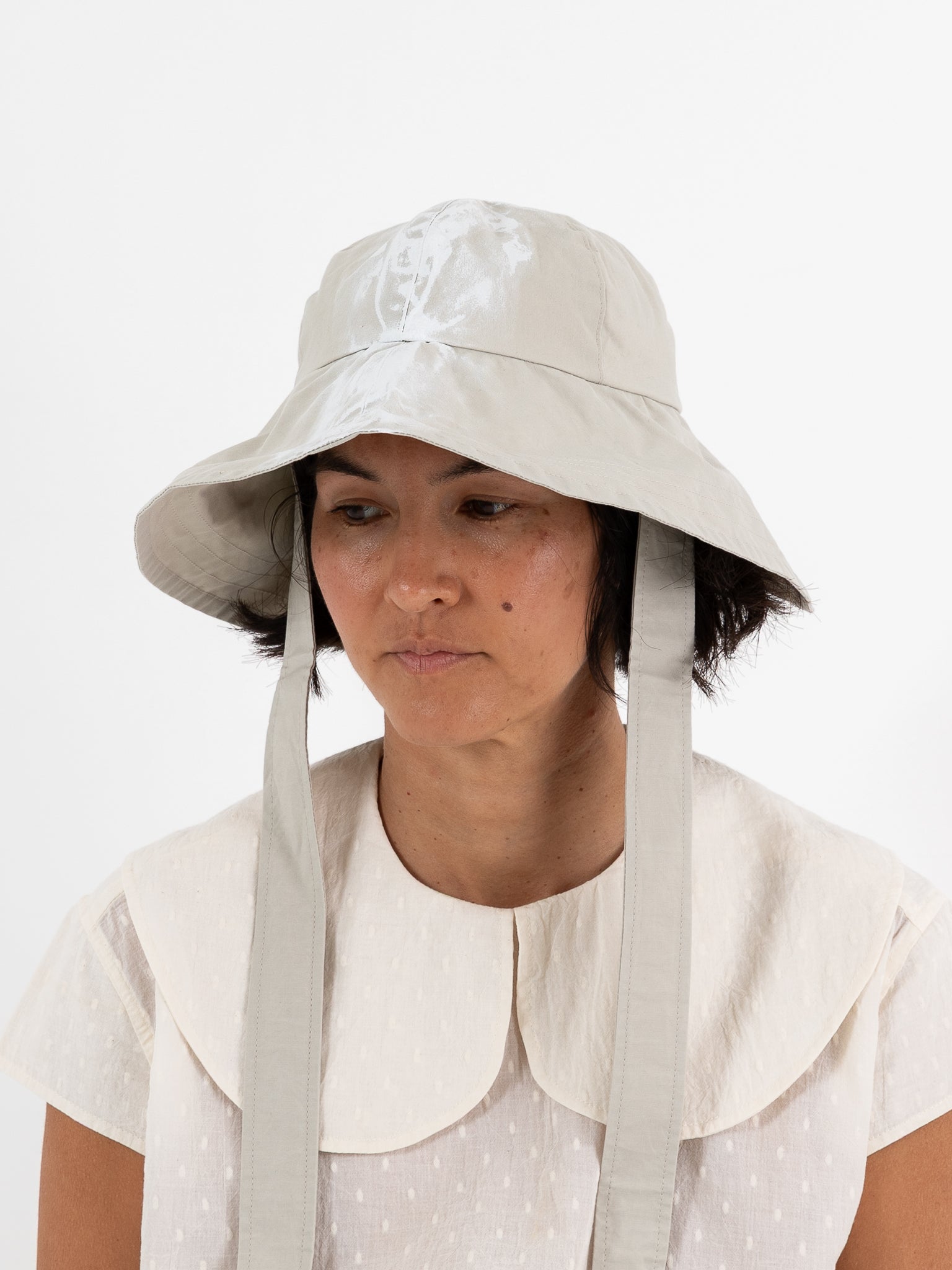 Studio Kettle Bonny Hat in Ceramic Grey Stripe - STUDIO KETTLE at Worthwhile - shop HAT