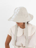 Studio Kettle Bonny Hat in Ceramic Grey Stripe - STUDIO KETTLE at Worthwhile - shop HAT